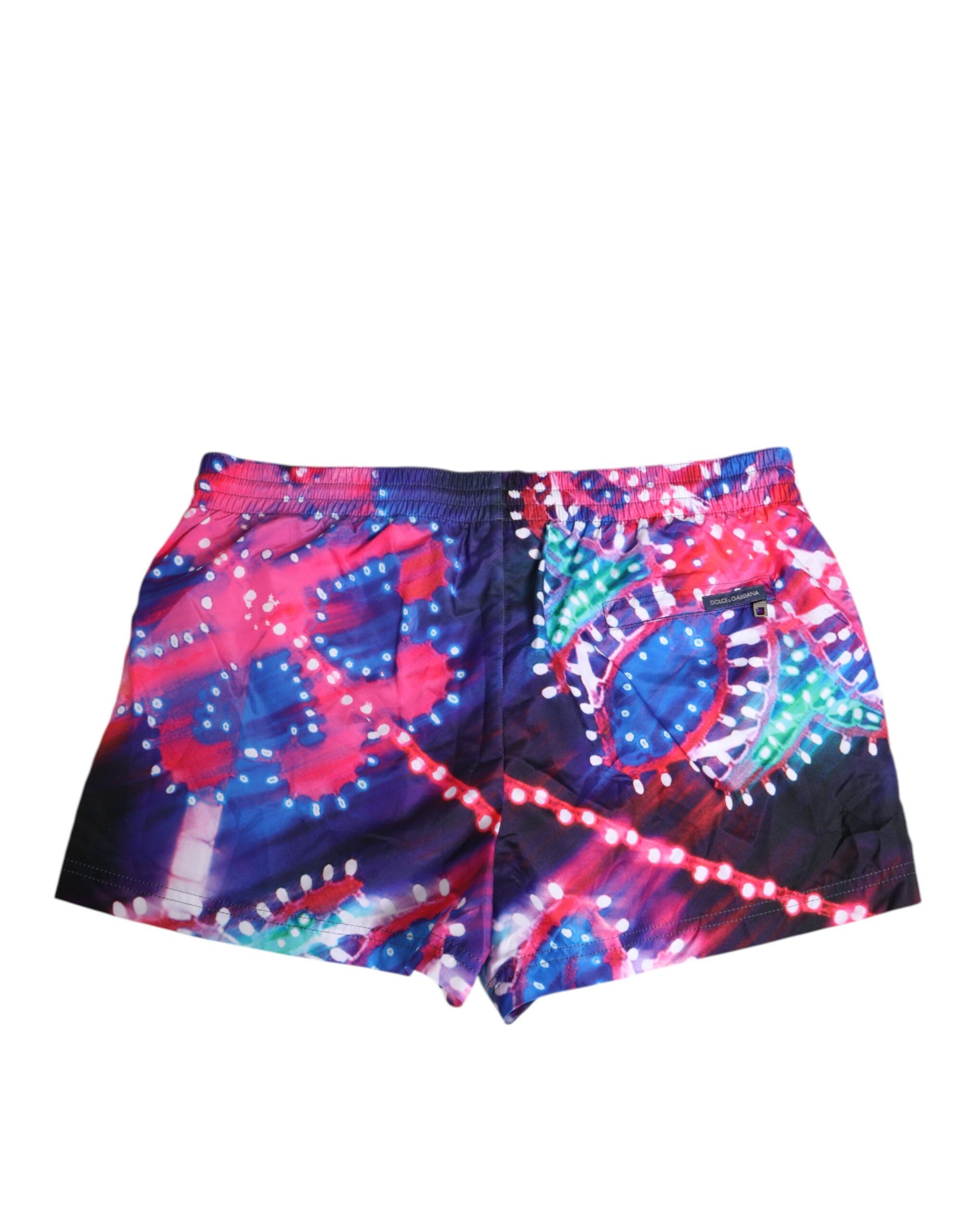 Neon Print Polyester Shorts Men's Swimwear - Dolce & Gabbana - Modalova
