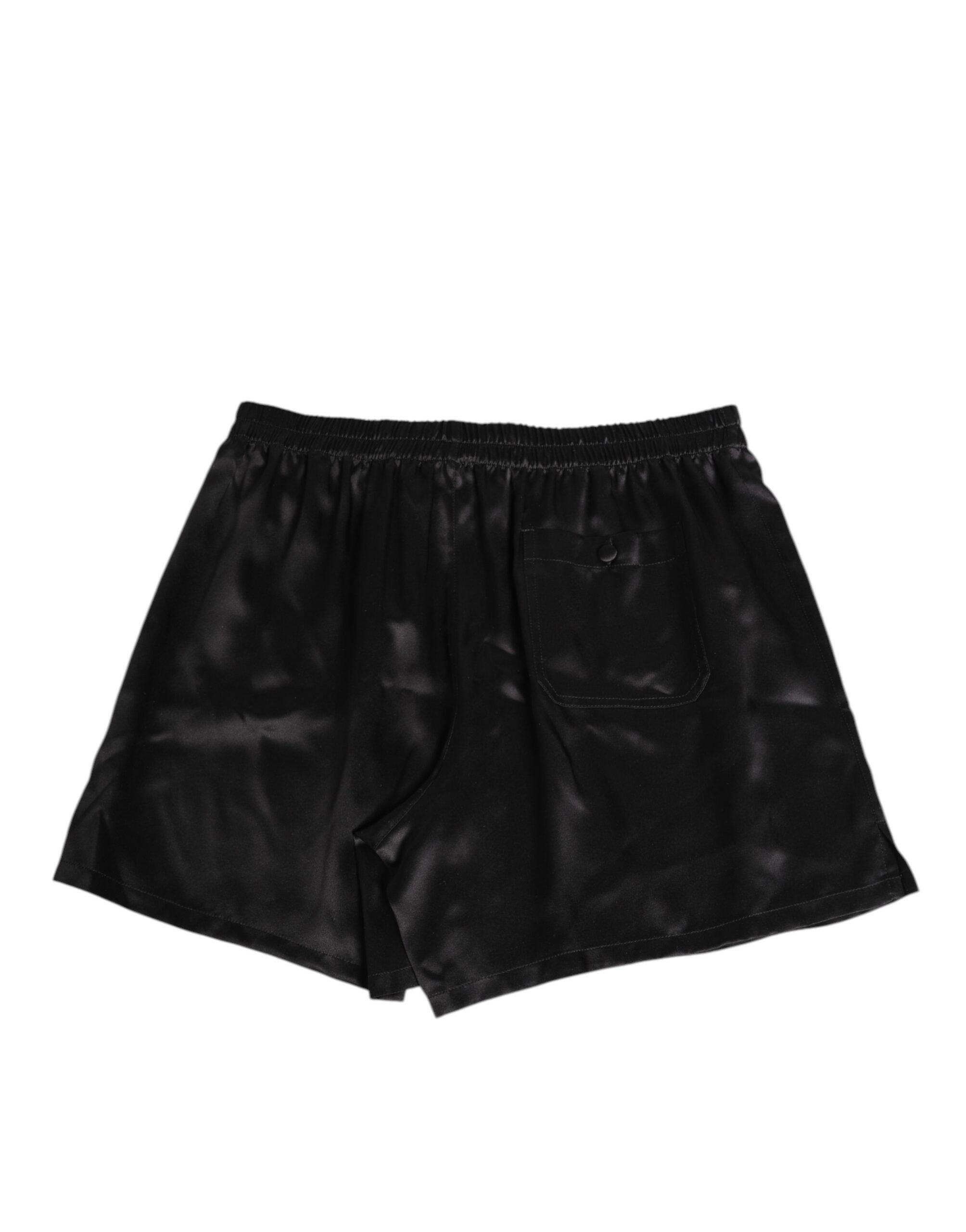 Silk Satin Elastic Men Boxer Short Men's Swimwear - Dolce & Gabbana - Modalova
