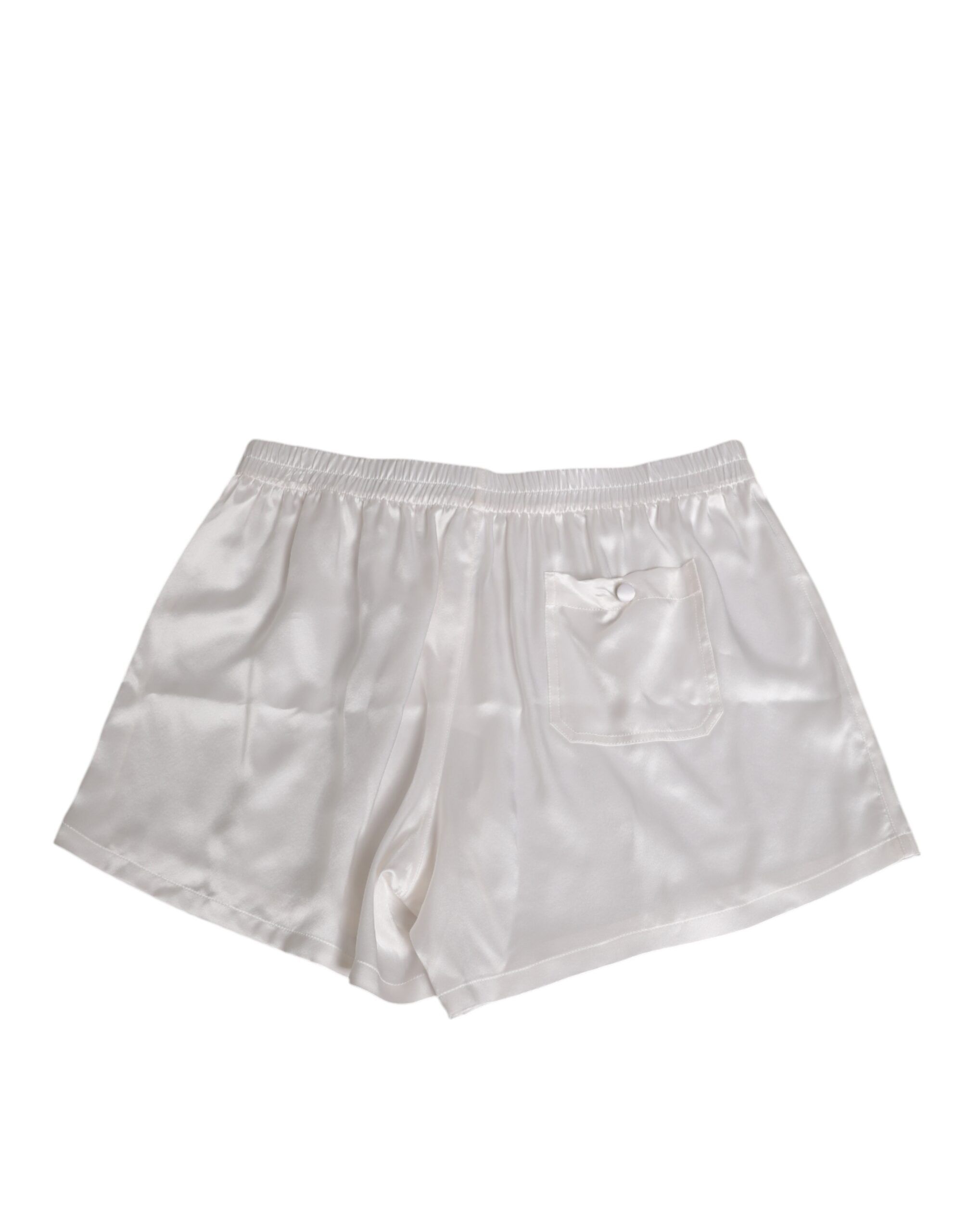 Silk Satin Elastic Men Boxer Short Men's Swimwear - Dolce & Gabbana - Modalova