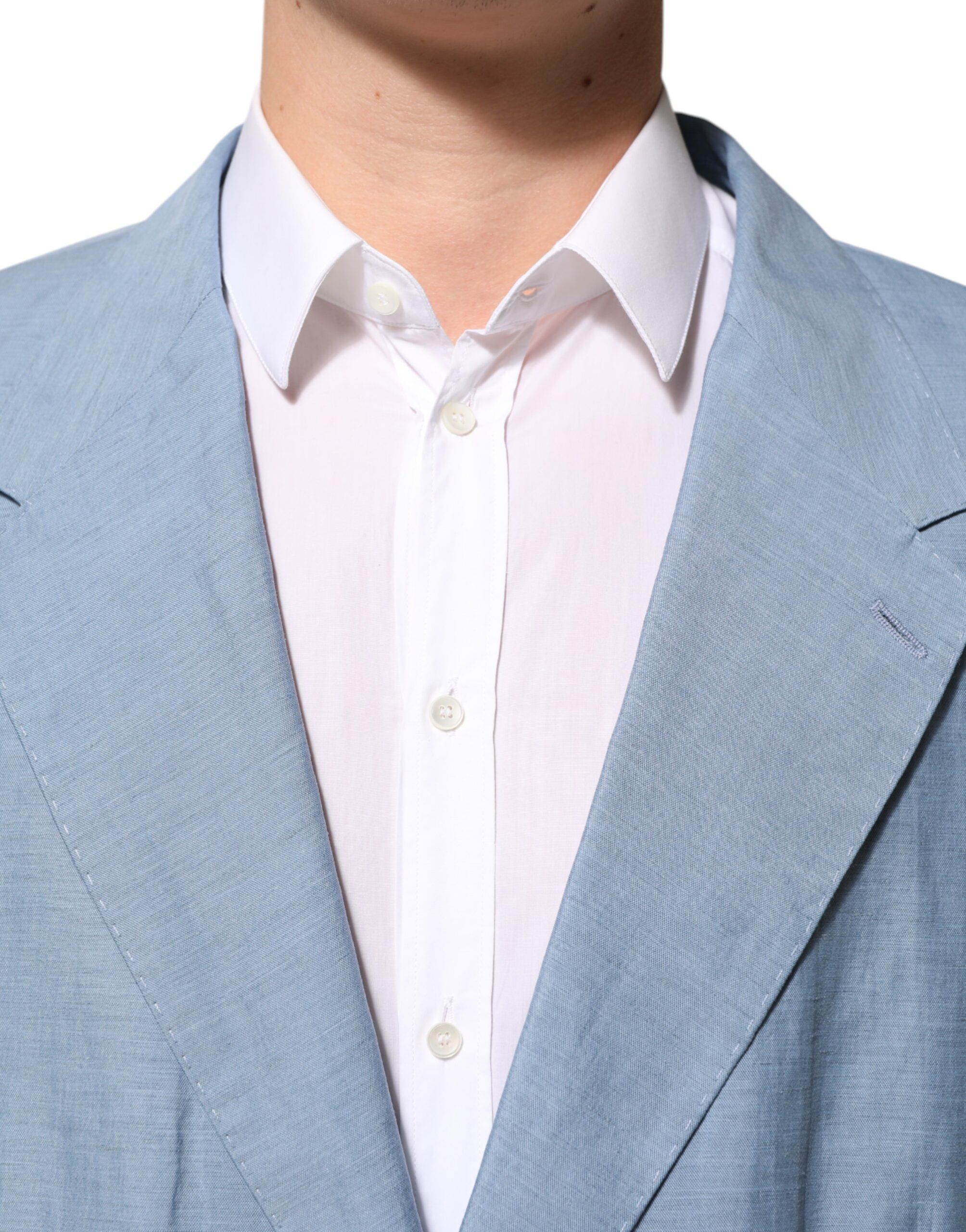 Linen Double Breasted Men Jacket Men's Blazer (Pre-Owned) - Dolce & Gabbana - Modalova