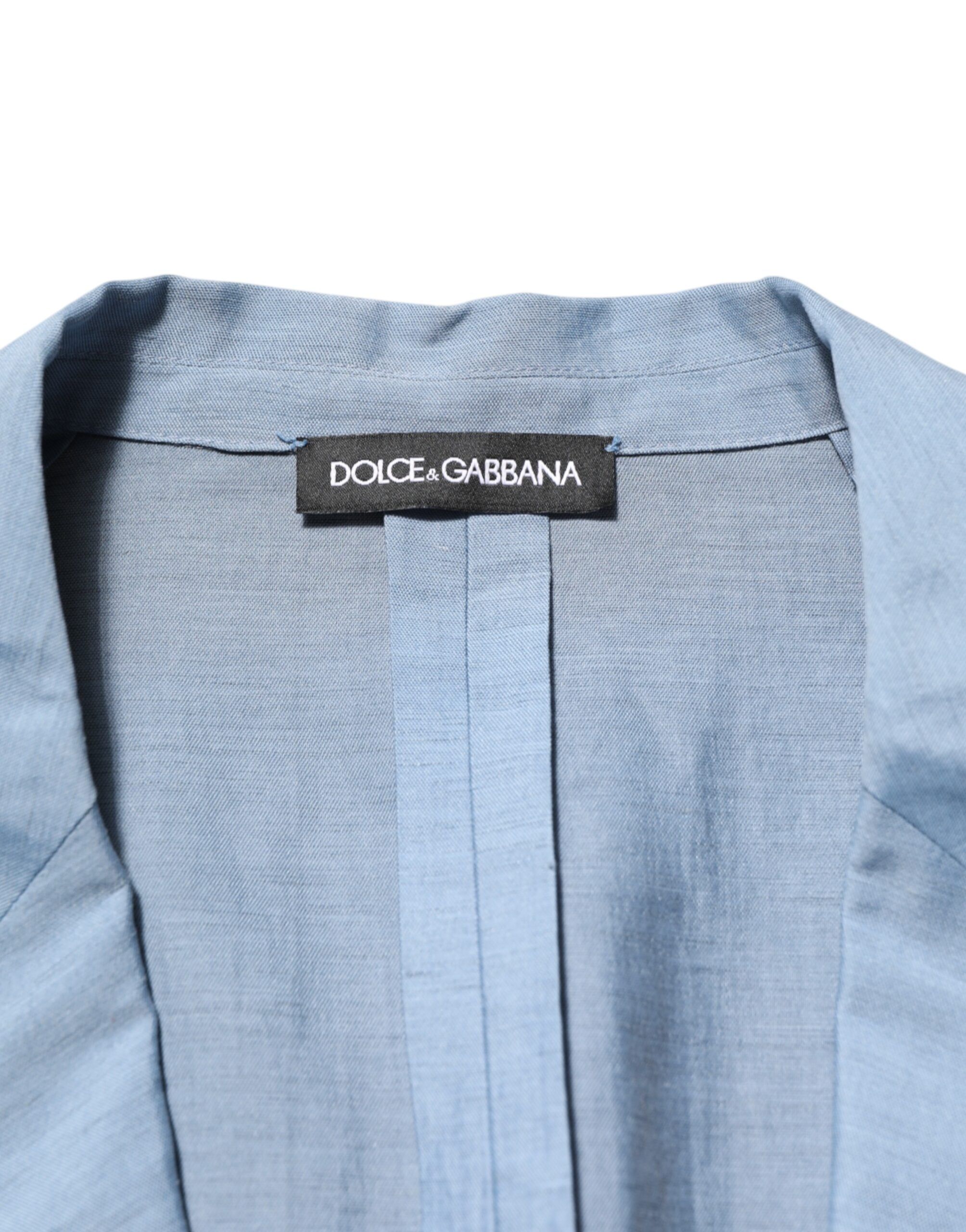 Linen Double Breasted Men Jacket Men's Blazer (Pre-Owned) - Dolce & Gabbana - Modalova