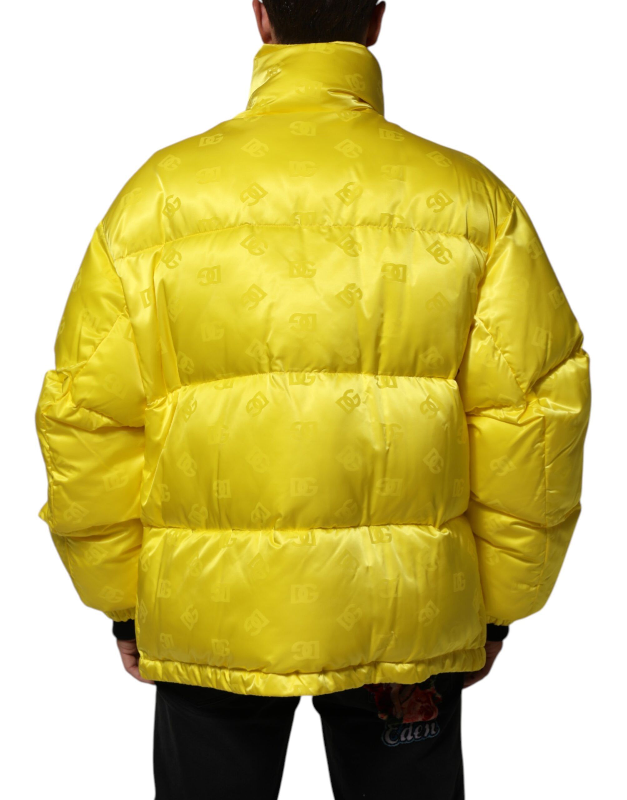 Nylon Logo Puffer Bomber Men Men's Jacket (Pre-Owned) - Dolce & Gabbana - Modalova