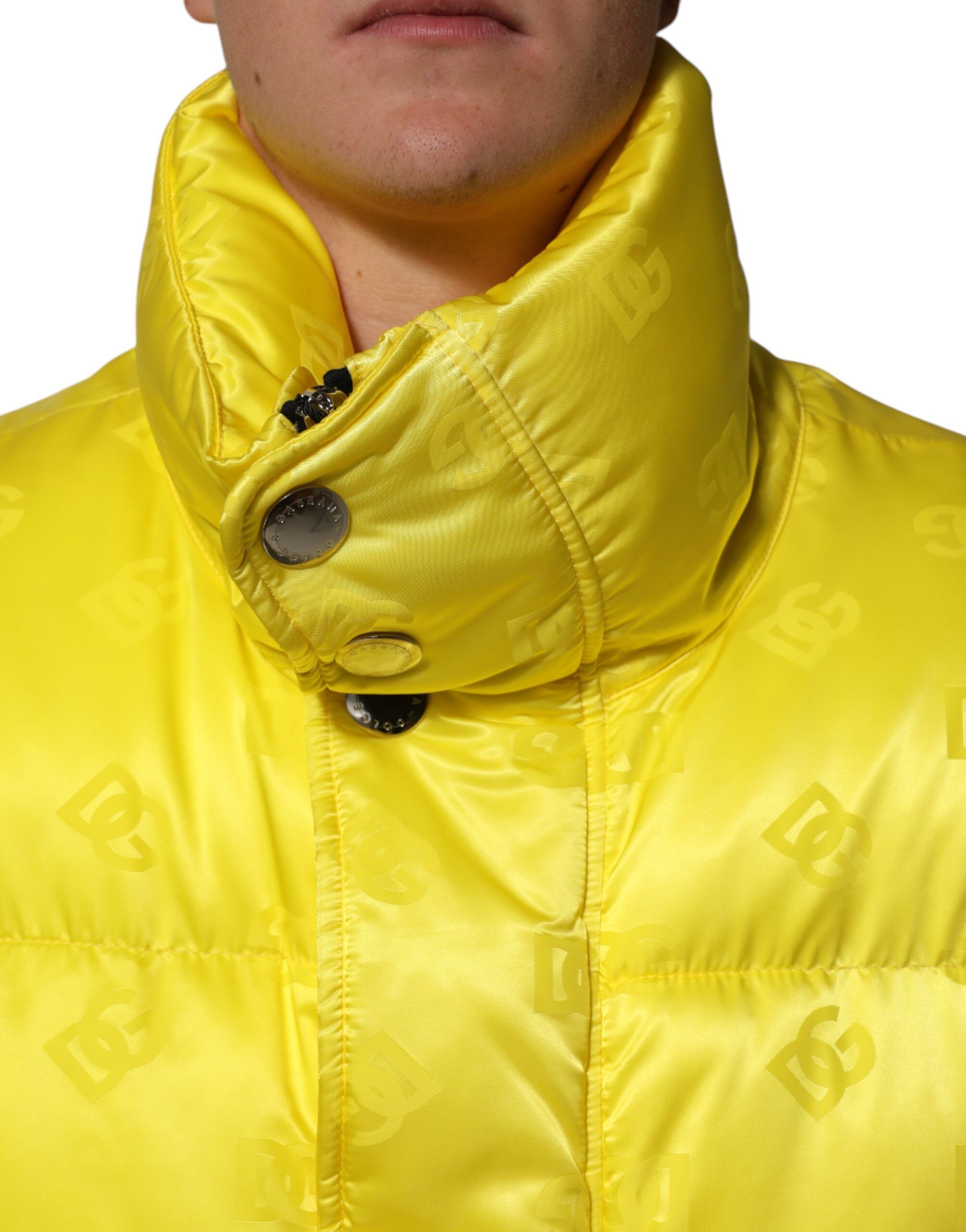 Nylon Logo Puffer Bomber Men Men's Jacket (Pre-Owned) - Dolce & Gabbana - Modalova