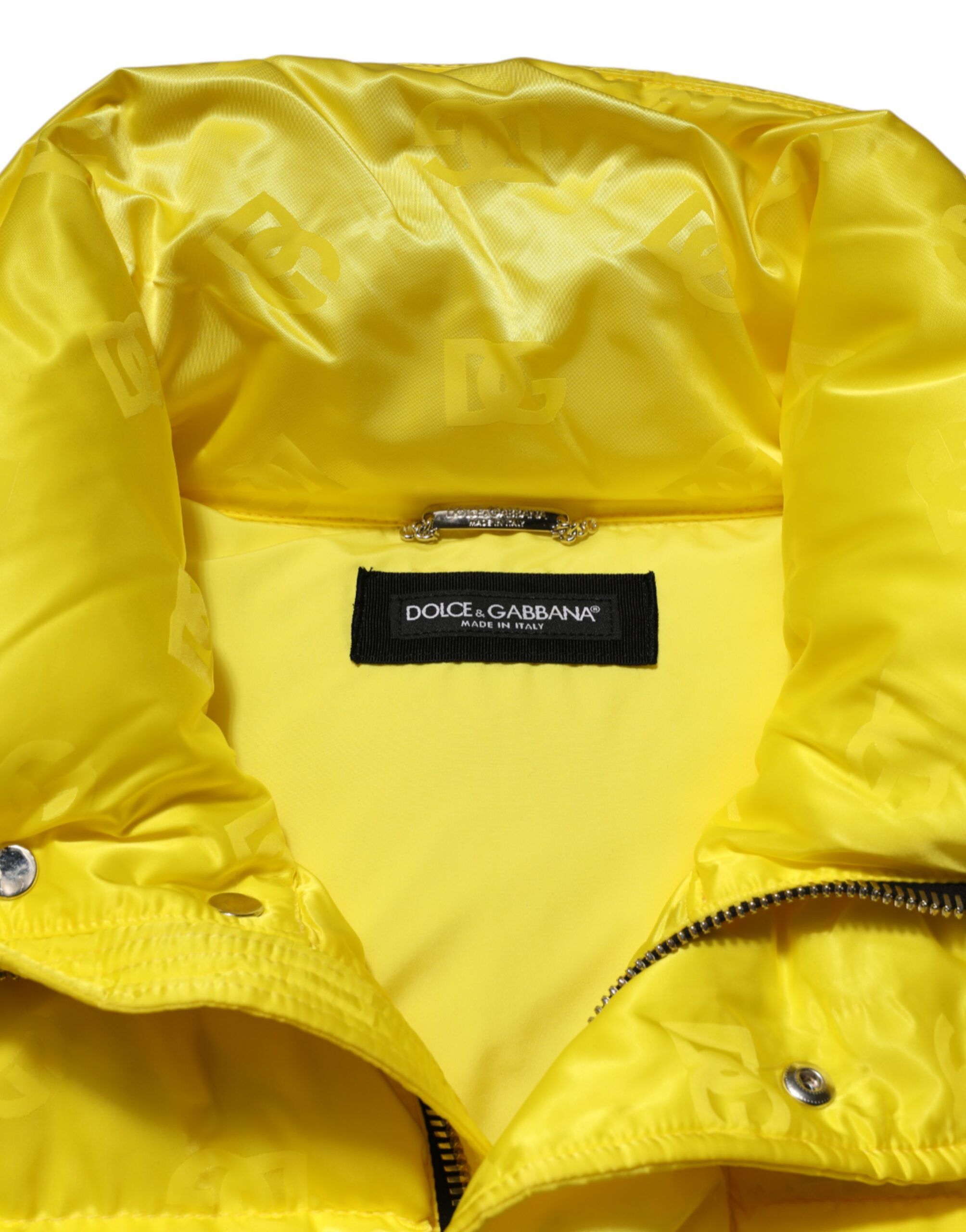Nylon Logo Puffer Bomber Men Men's Jacket (Pre-Owned) - Dolce & Gabbana - Modalova