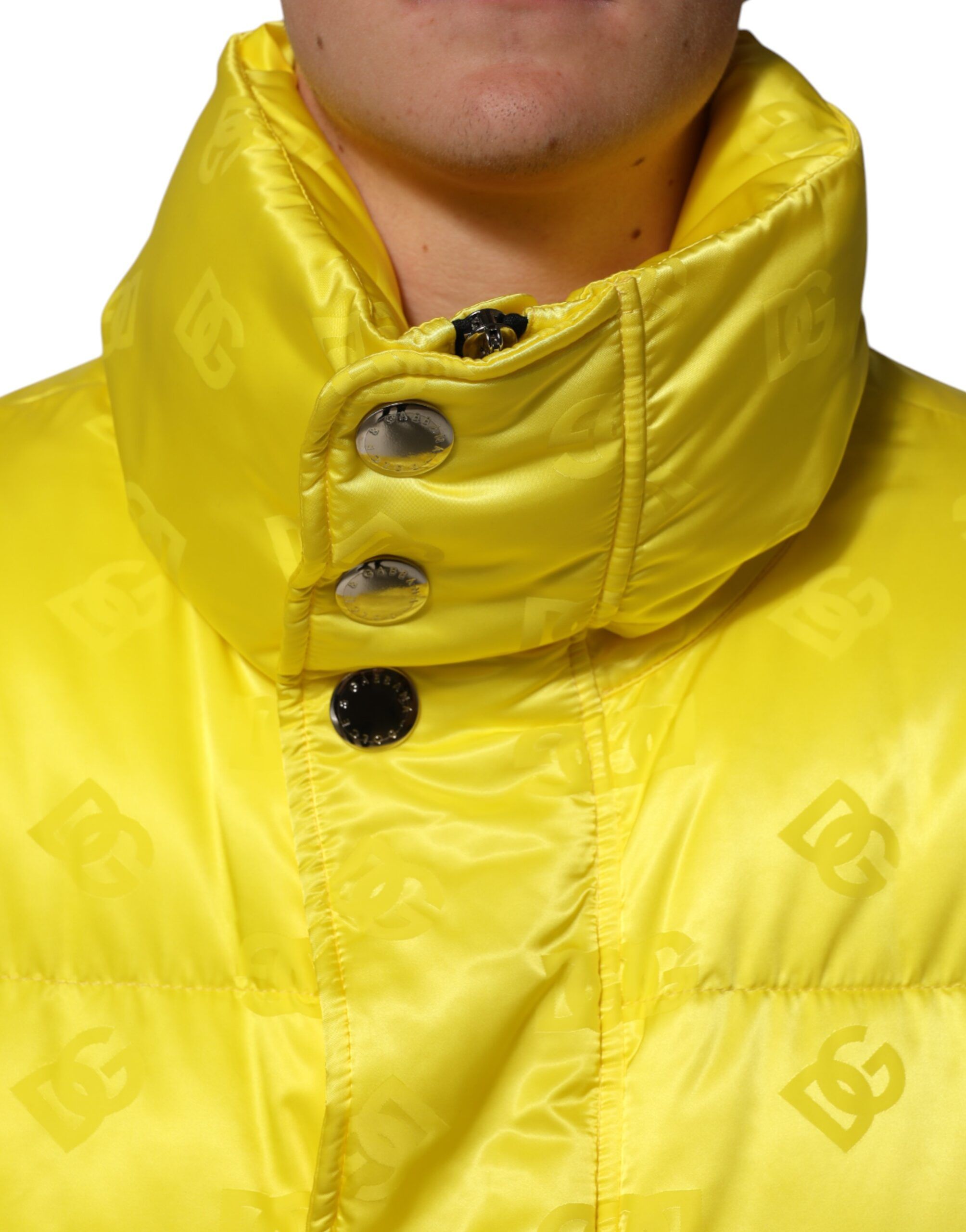 Nylon Logo Puffer Bomber Men Men's Jacket (Pre-Owned) - Dolce & Gabbana - Modalova