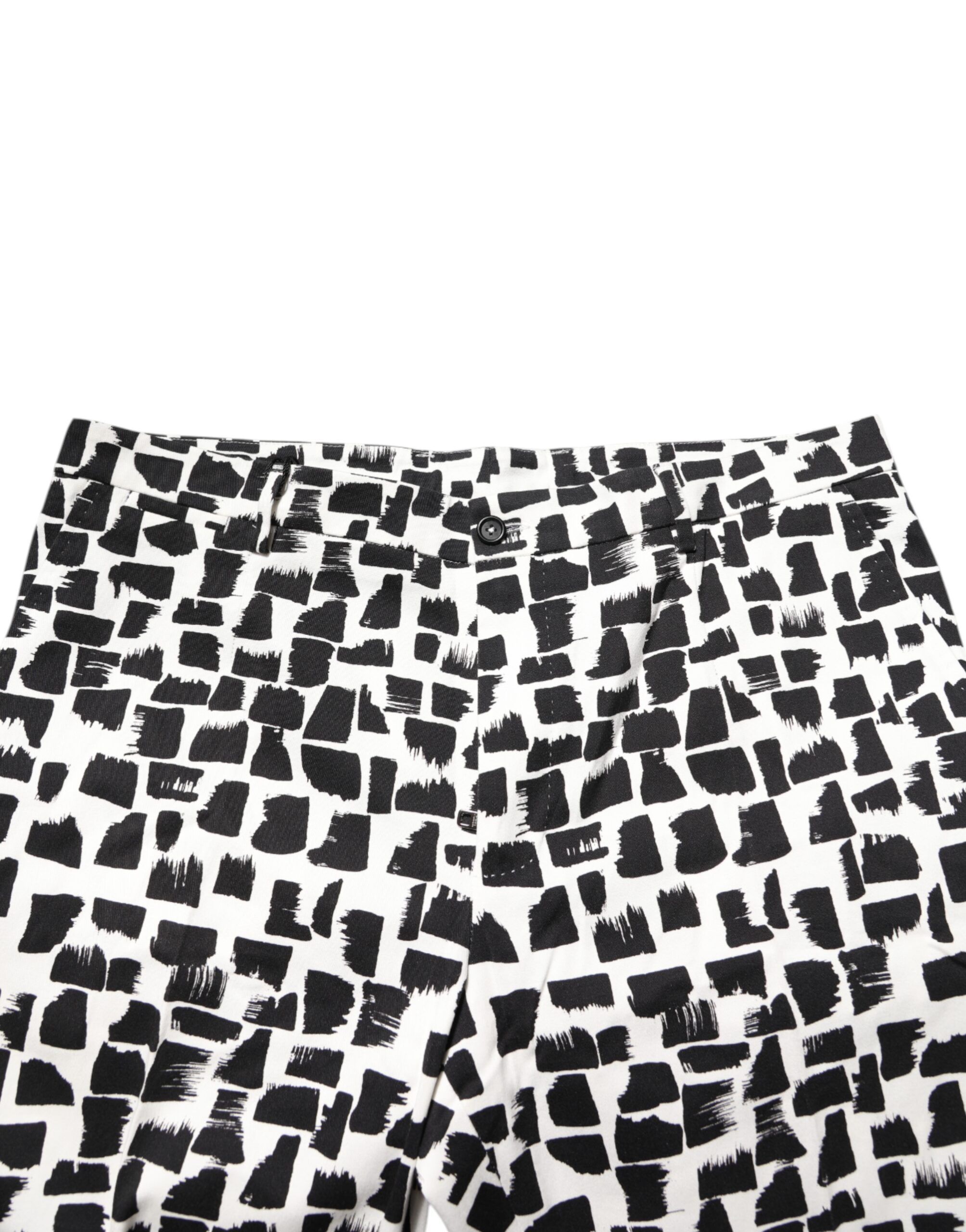 Abstract Print Cotton Blend Men's Pants - Dolce & Gabbana - Modalova