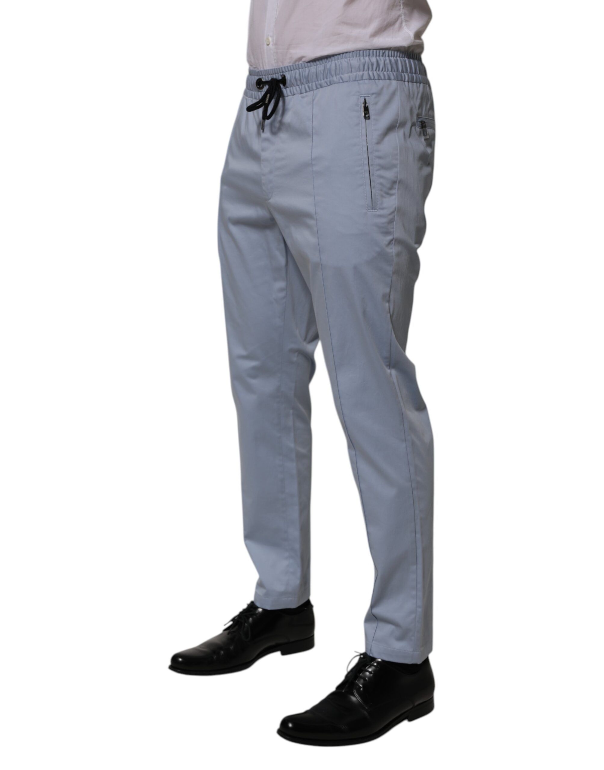Cotton Drawstring Elastic Waist Men Men's Pants (Pre-Owned) - Dolce & Gabbana - Modalova