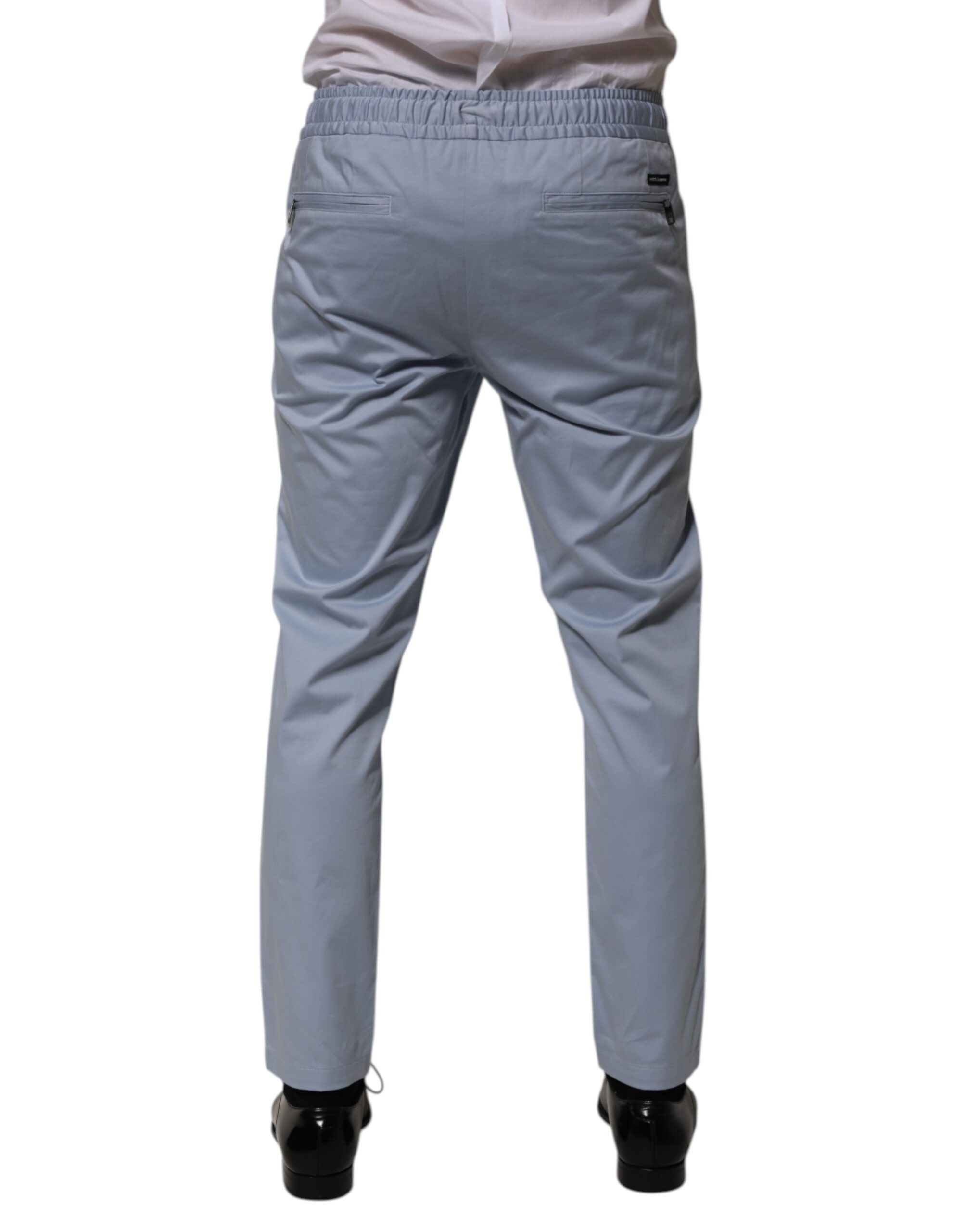 Cotton Drawstring Elastic Waist Men Men's Pants (Pre-Owned) - Dolce & Gabbana - Modalova