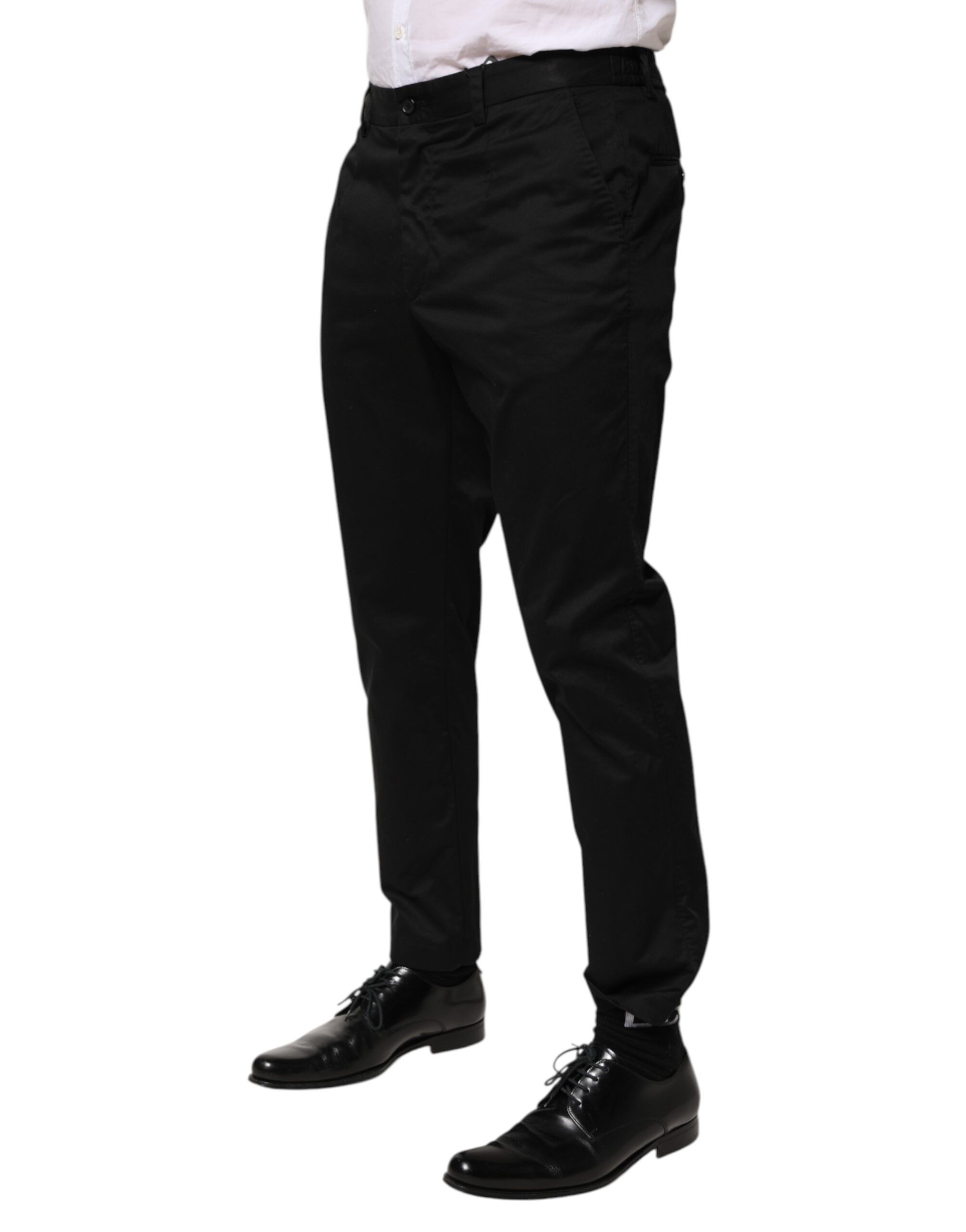 Cotton Tapered Men Formal Trousers Men's Pants (Pre-Owned) - Dolce & Gabbana - Modalova