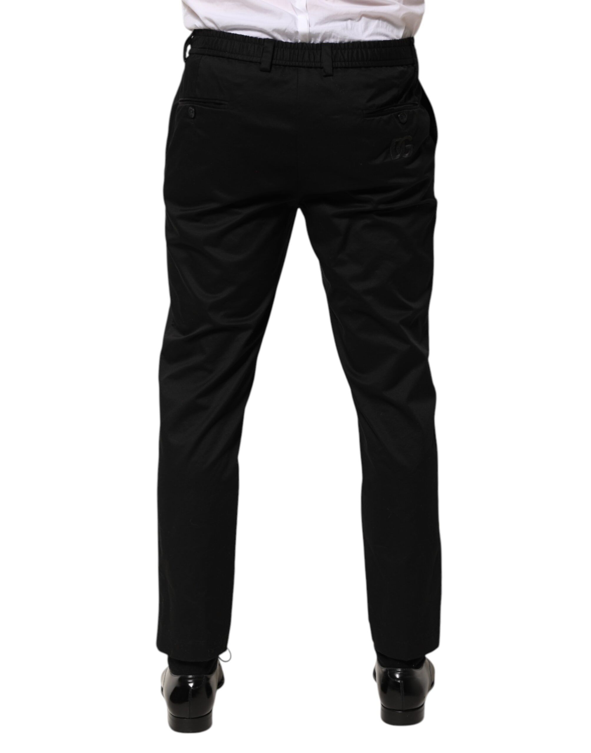 Cotton Tapered Men Formal Trousers Men's Pants (Pre-Owned) - Dolce & Gabbana - Modalova
