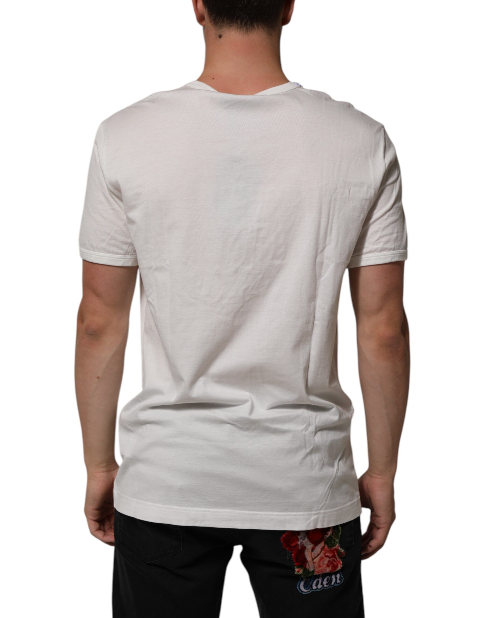 Cotton DG Crown Embossed Men Men's T-shirt (Pre-Owned) - Dolce & Gabbana - Modalova