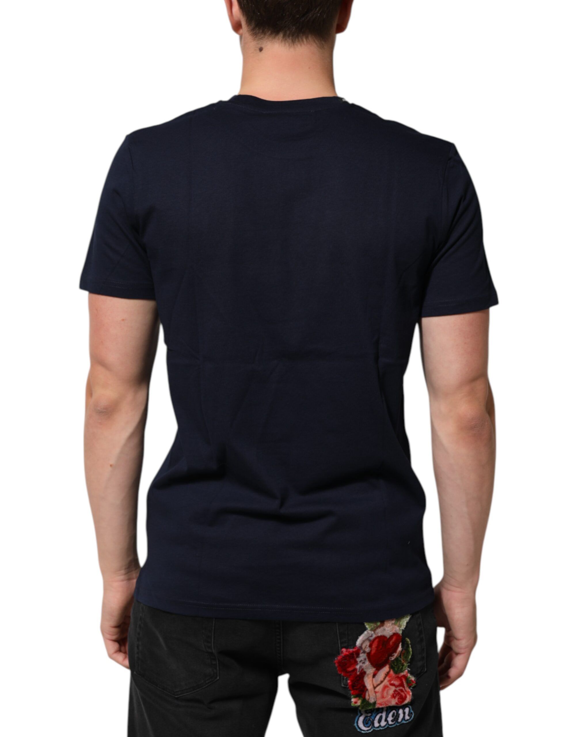 Dark Cotton DG Logo Print Men’s Top Men's T-shirt - Dolce & Gabbana - Modalova