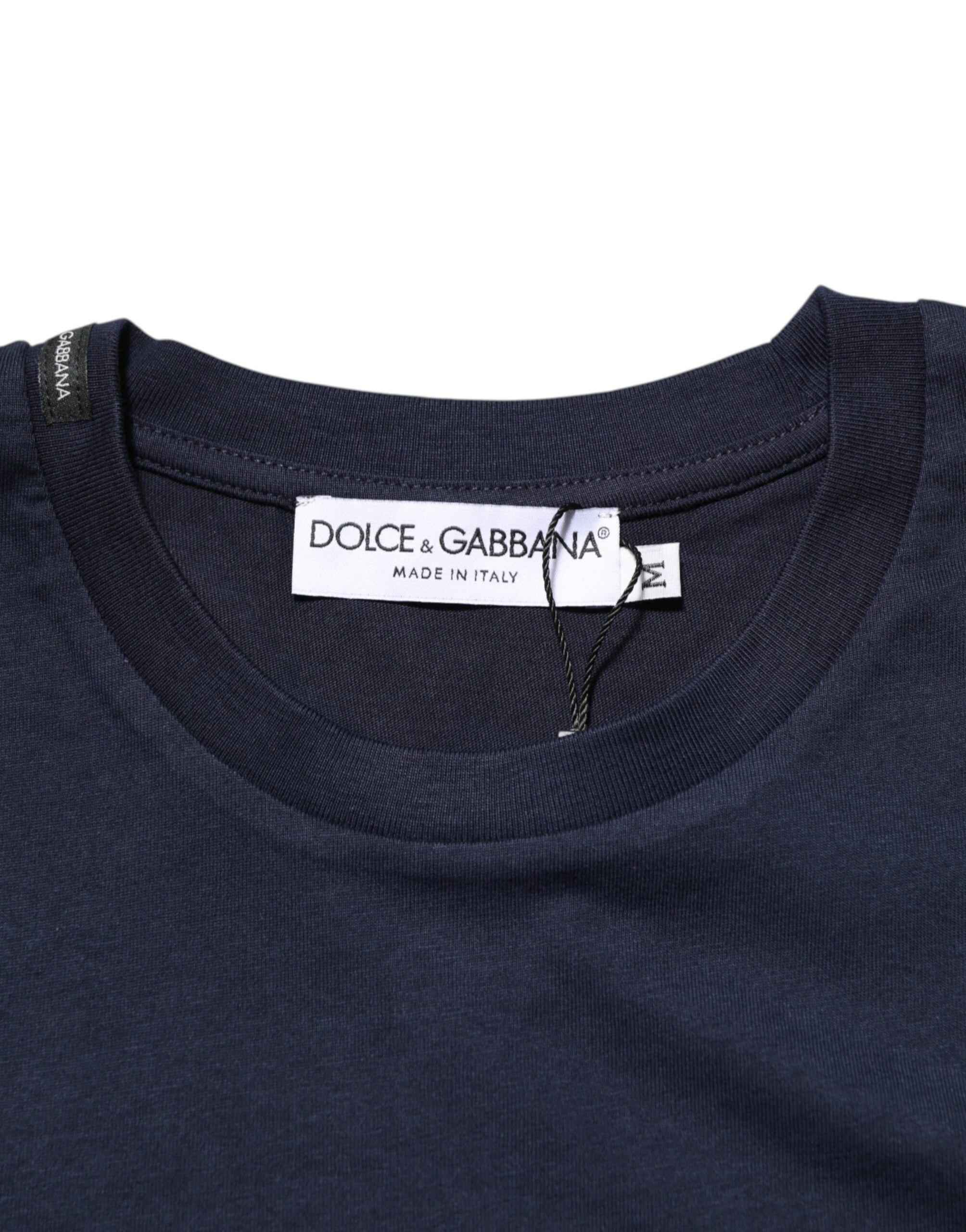 Dark Cotton DG Logo Print Men’s Top Men's T-shirt - Dolce & Gabbana - Modalova