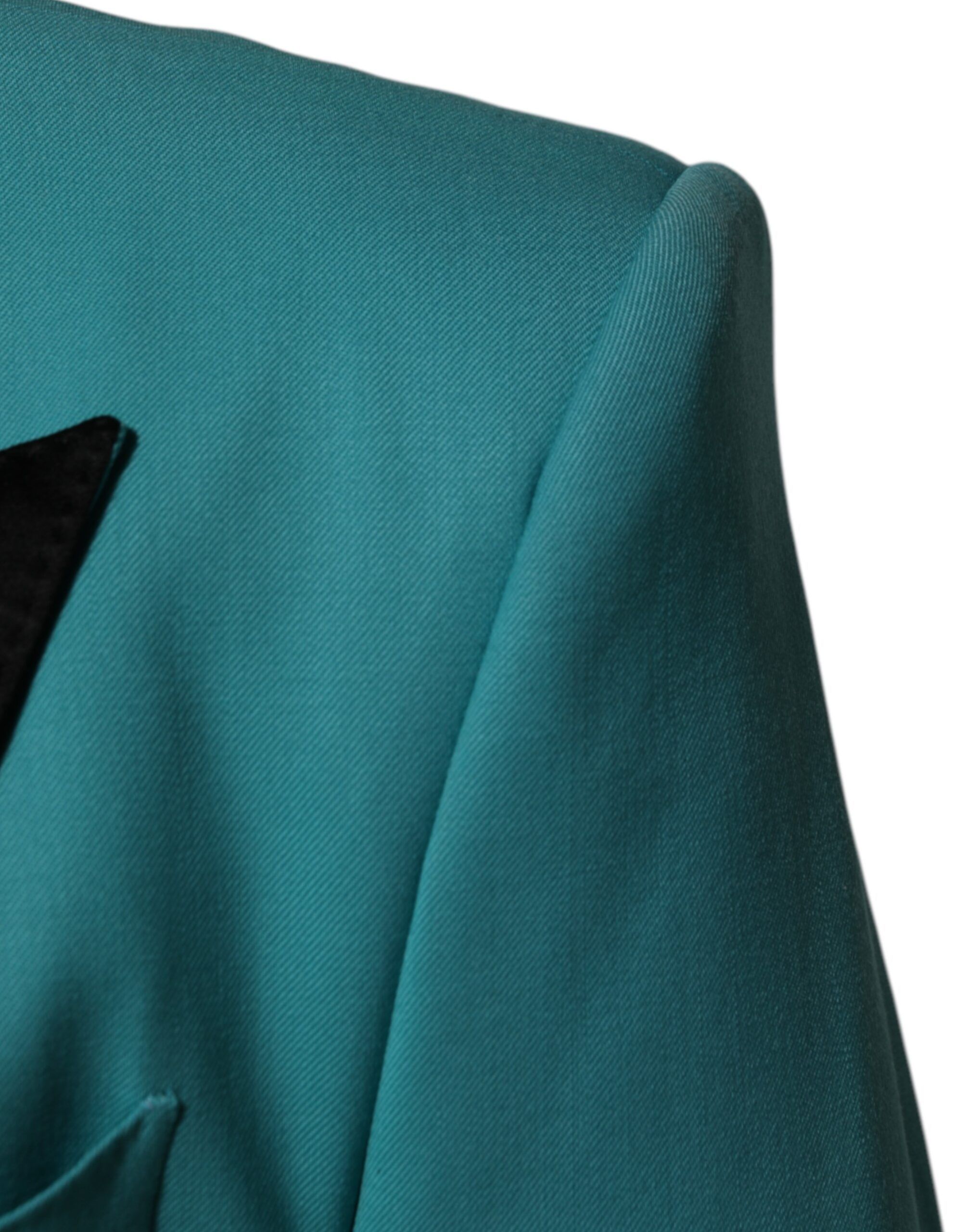 Cyan 3 Piece Wool Silk Blend Suit Men's SICILIA (Pre-Owned) - Dolce & Gabbana - Modalova
