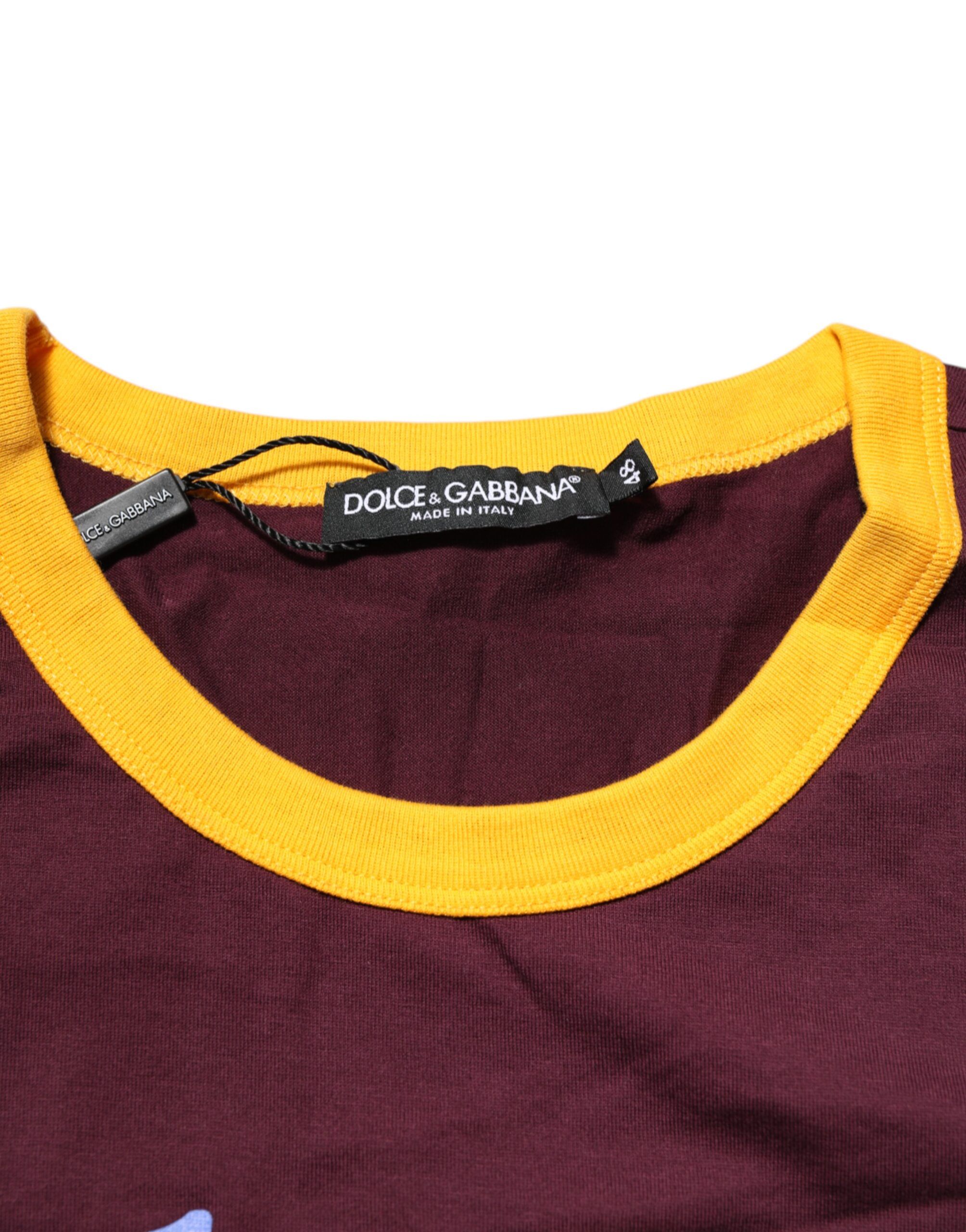 Cotton DG Super King Logo Men's T-Shirt - Dolce & Gabbana - Modalova