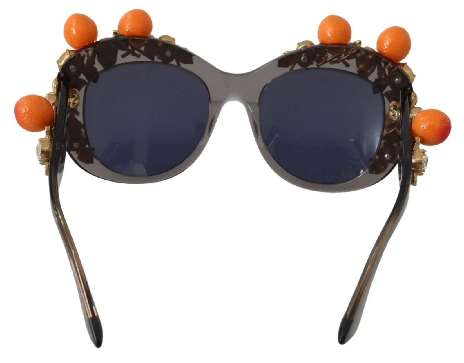 DG4283B Acetate Crystals Orange Appliques Women's Sunglasses (Pre-Owned) - Dolce & Gabbana - Modalova