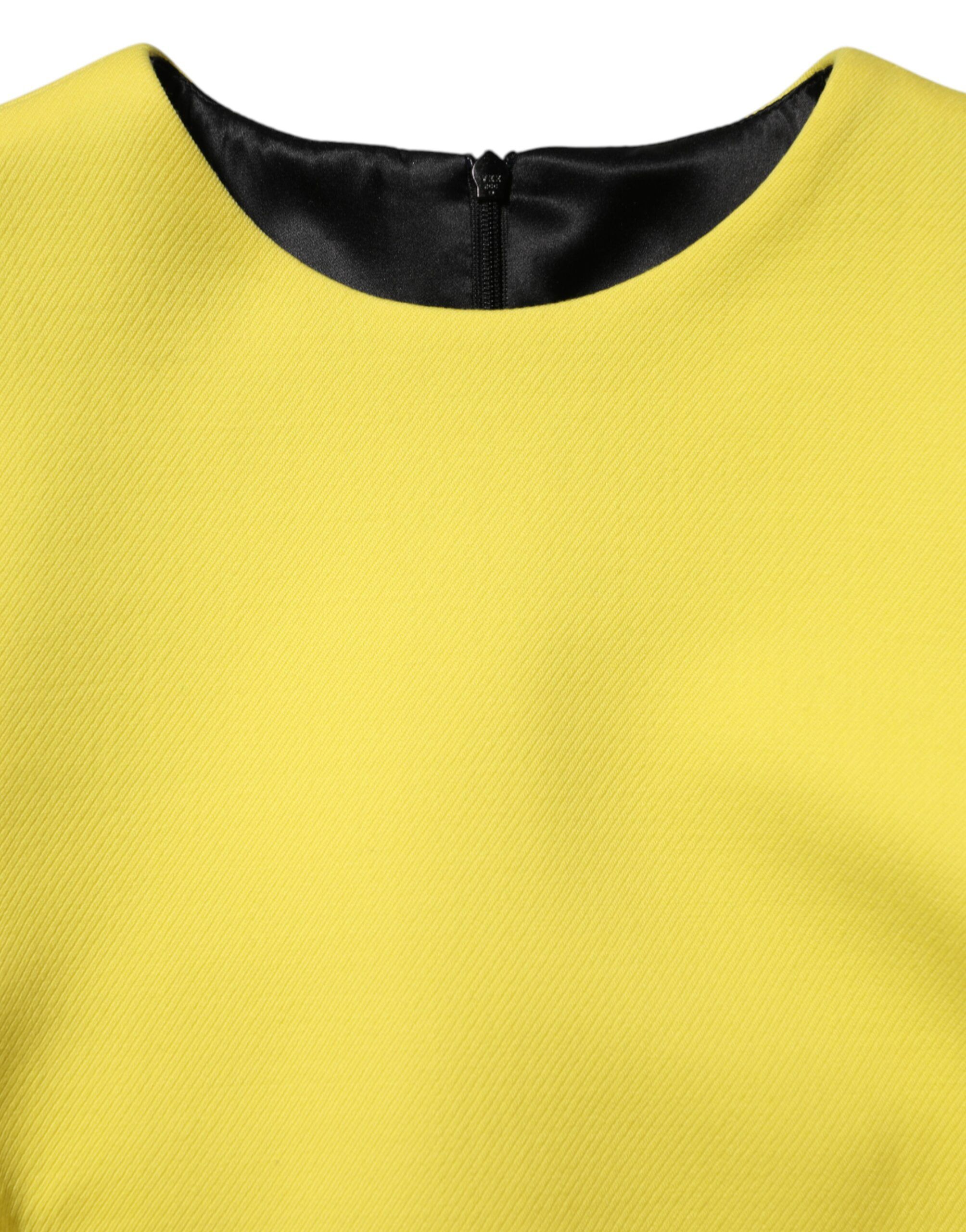 Viscose Acetate Mini Long Sleeve Women's Dress - Dolce & Gabbana - Modalova