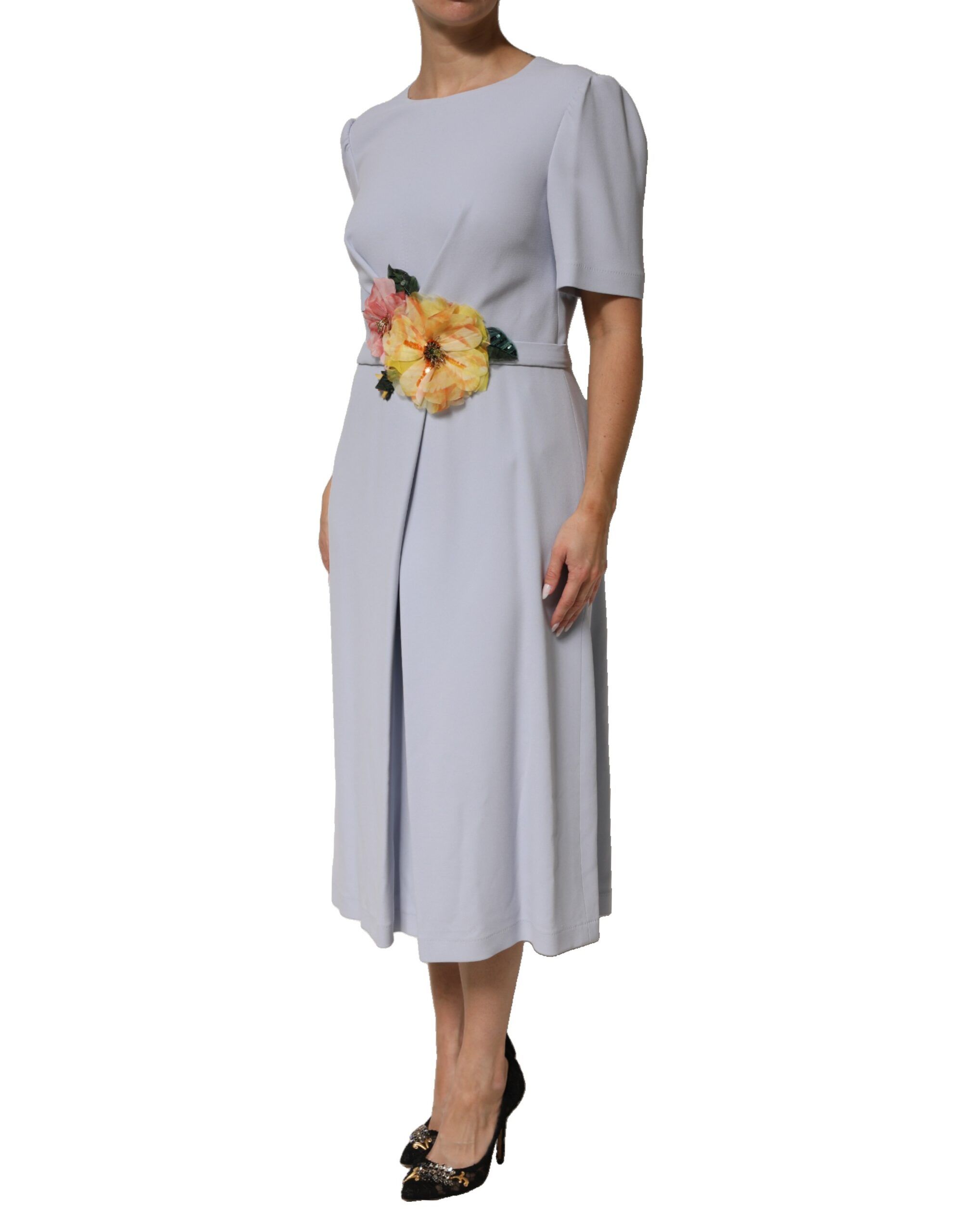 Viscose Blend Floral Applique Women's Dress (Pre-Owned) - Dolce & Gabbana - Modalova