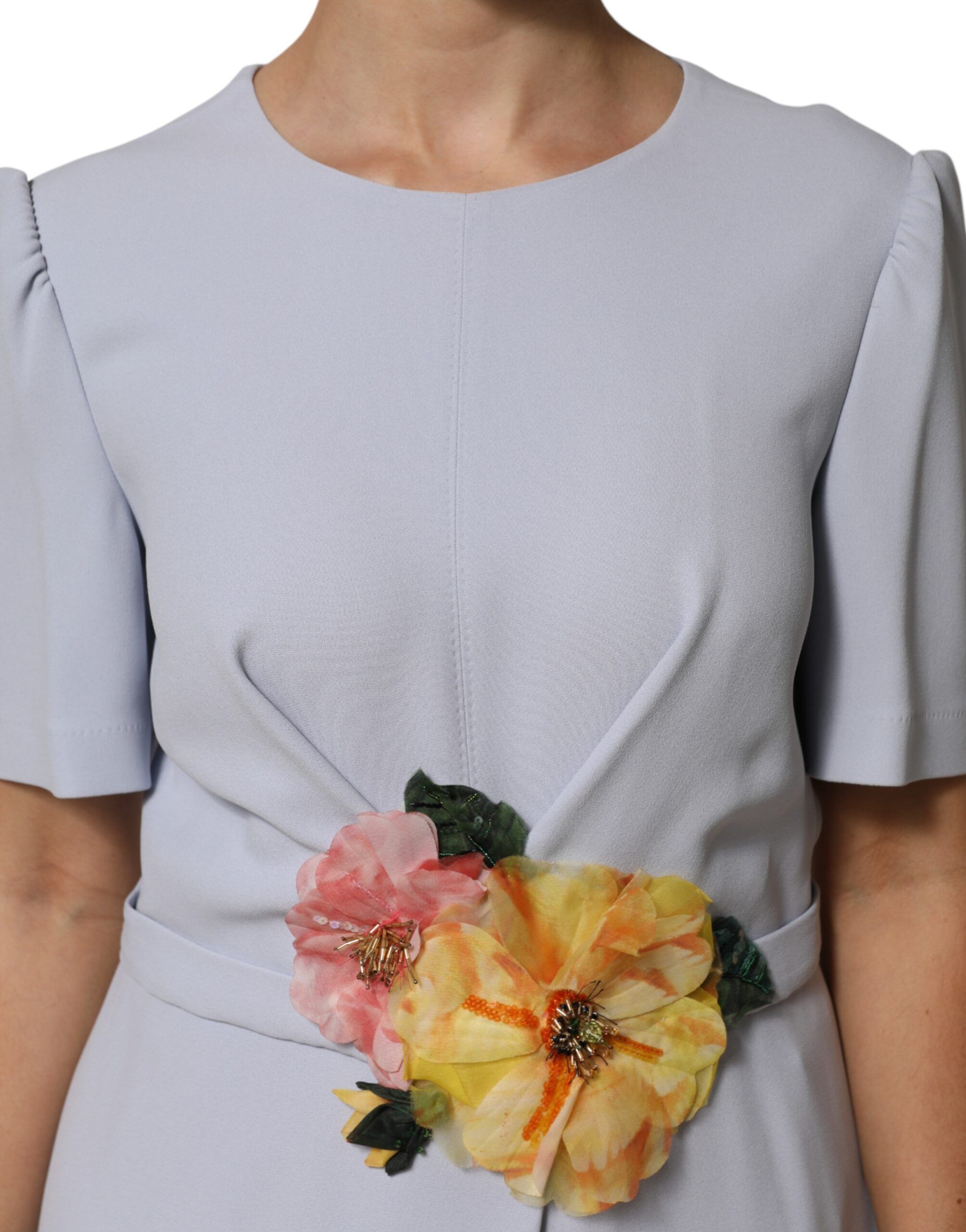 Viscose Blend Floral Applique Women's Dress (Pre-Owned) - Dolce & Gabbana - Modalova