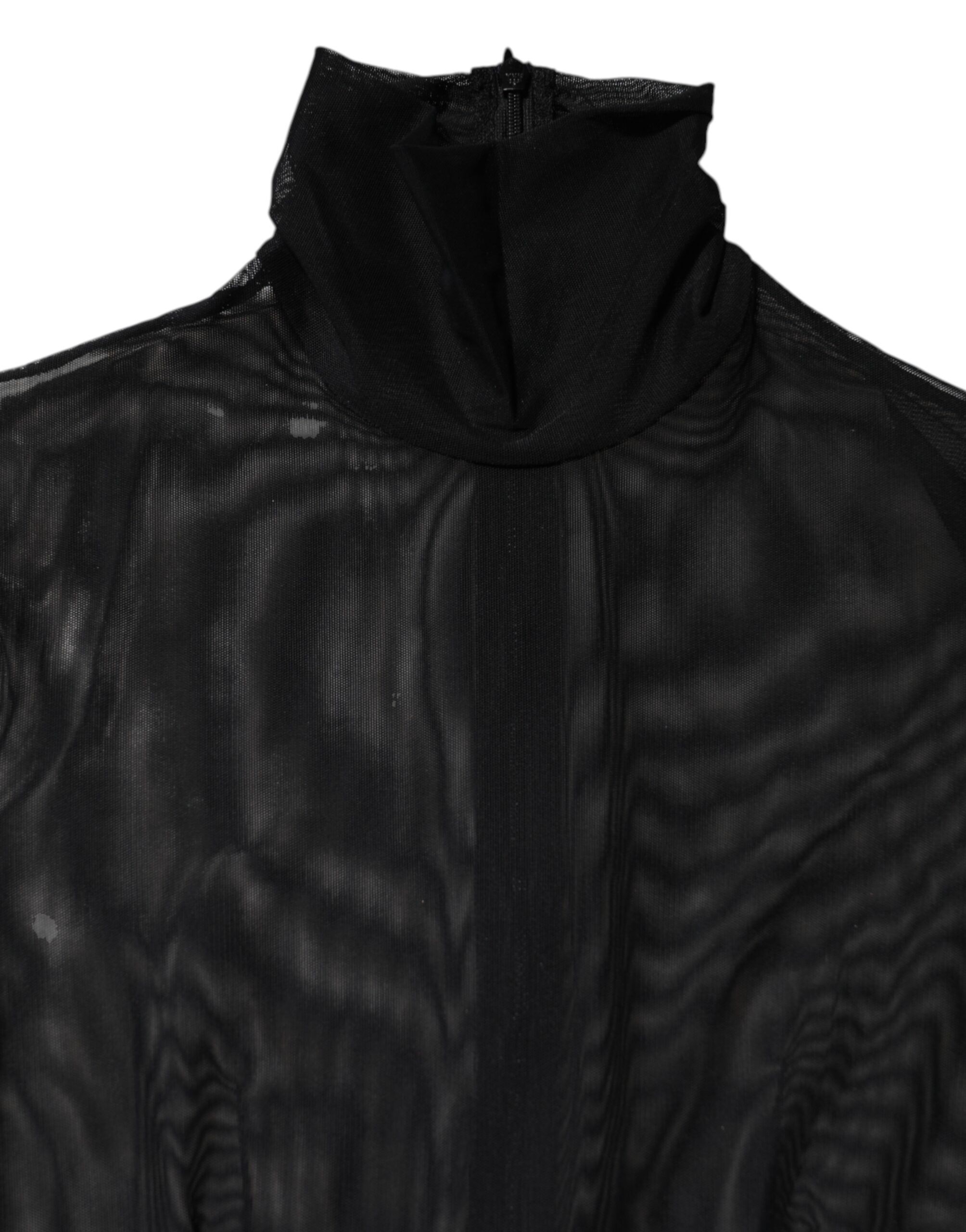 Sheer Mesh Long Sleeve Jumpsuit Bodysuit Women's Dress (Pre-Owned) - Dolce & Gabbana - Modalova