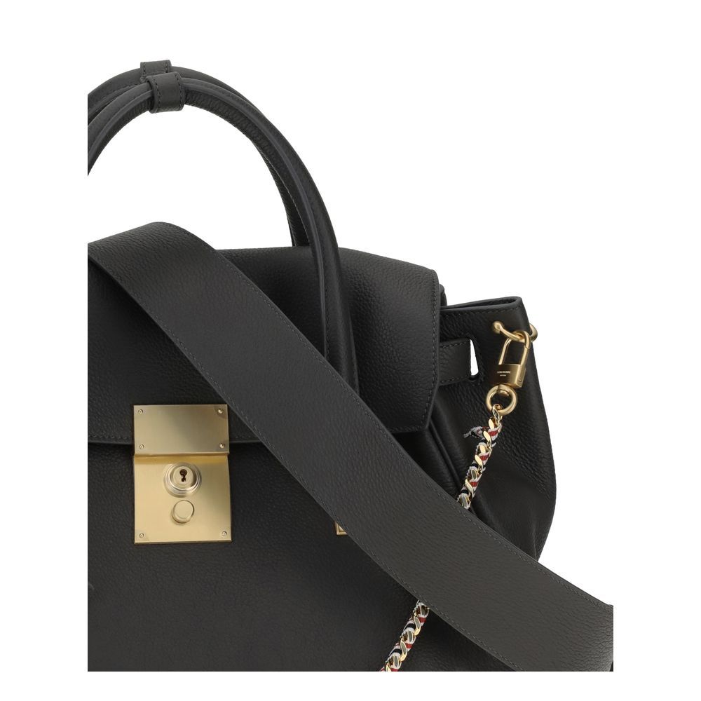 Calf Leather Bos Taurus Women's Handbag - Thom Browne - Modalova
