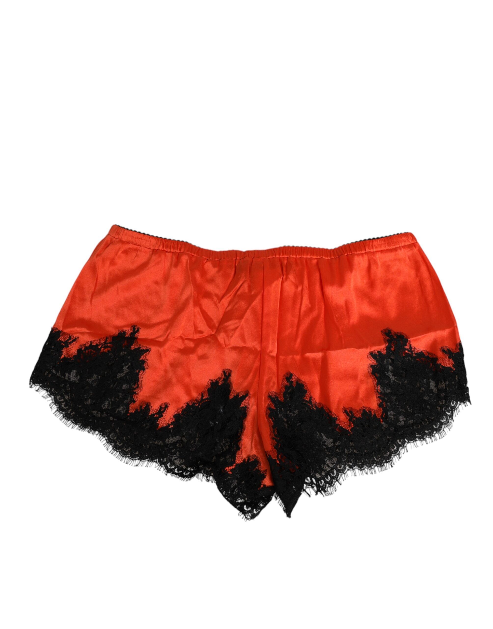 Silk Satin Lace Shorts Women's Underwear - Dolce & Gabbana - Modalova