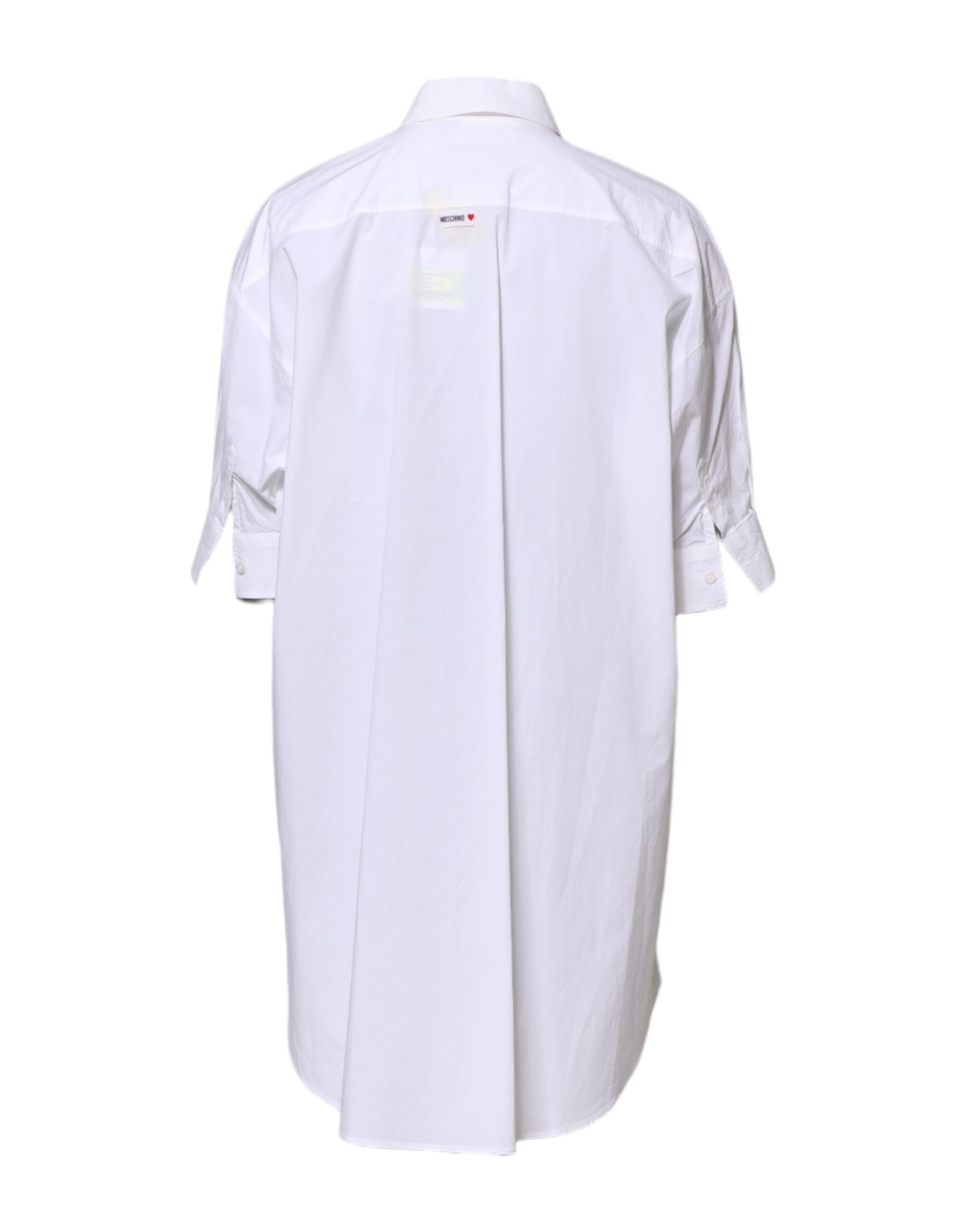 Printed Collared Button Mini Shirt Women's Dress (Pre-Owned) - Moschino Couture - Modalova