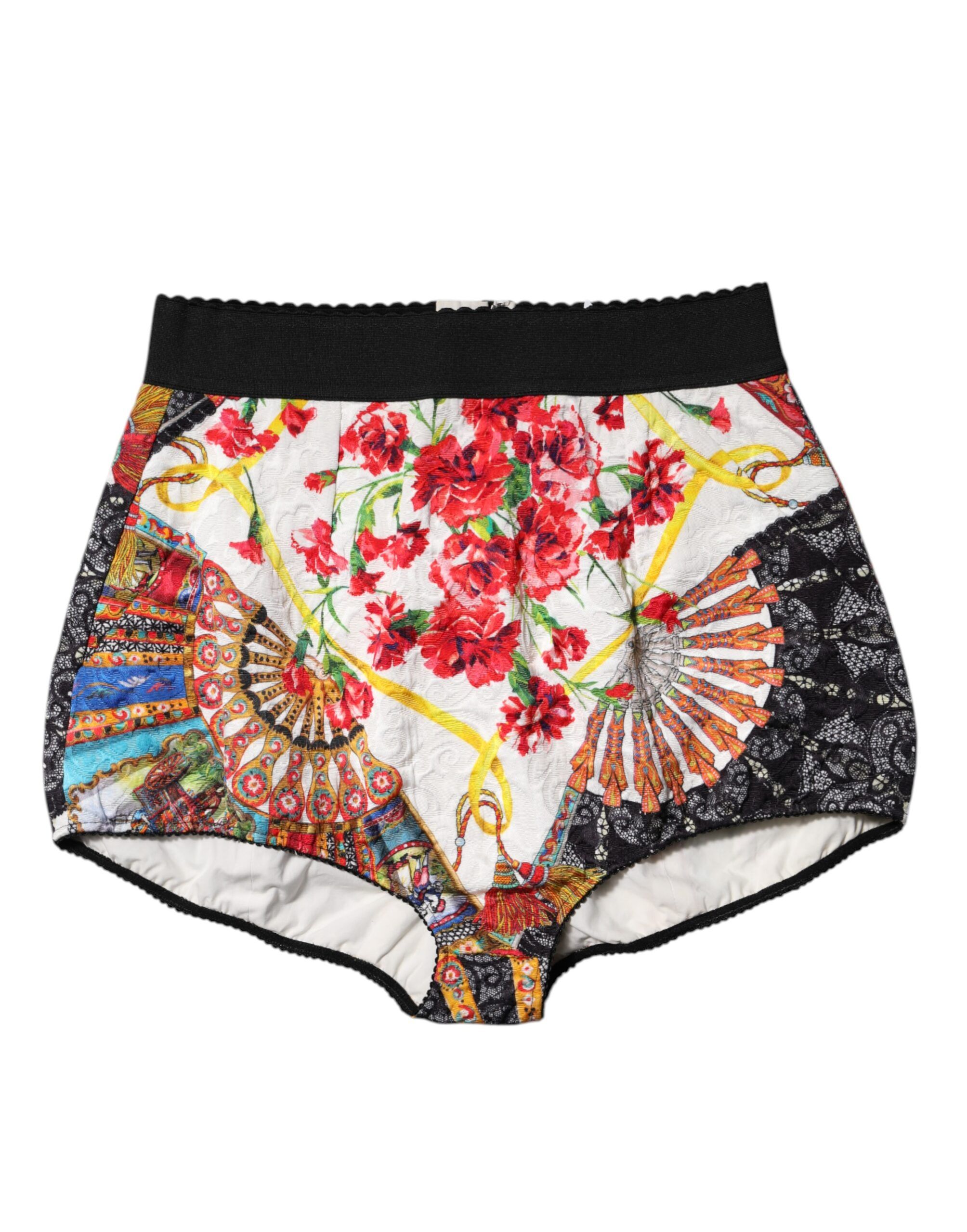 Floral High Waist Hot Pants Women's Shorts - Dolce & Gabbana - Modalova