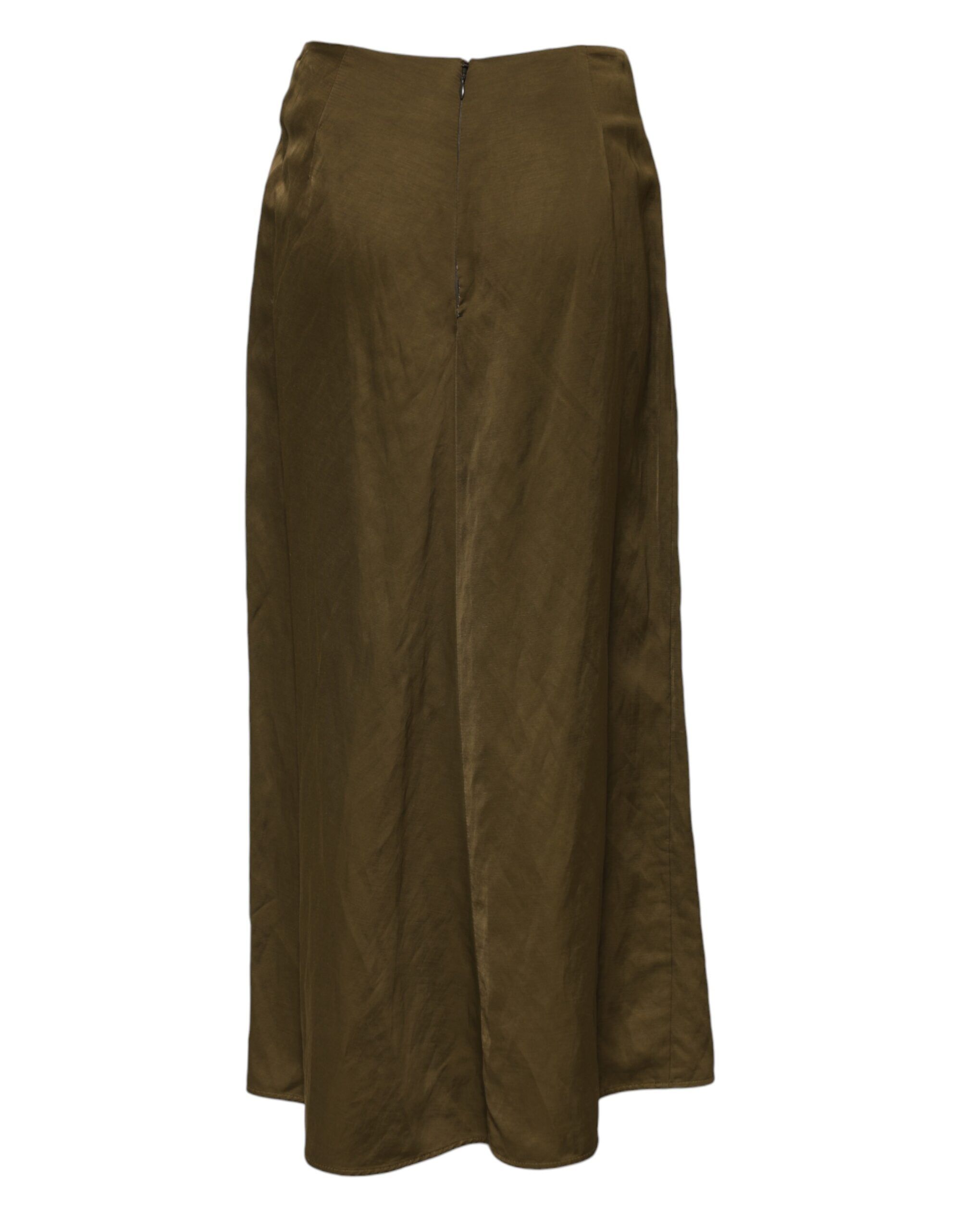 Green Viscose A-line High Waist Midi Women's Skirt (Pre-Owned) - Jil Sander - Modalova