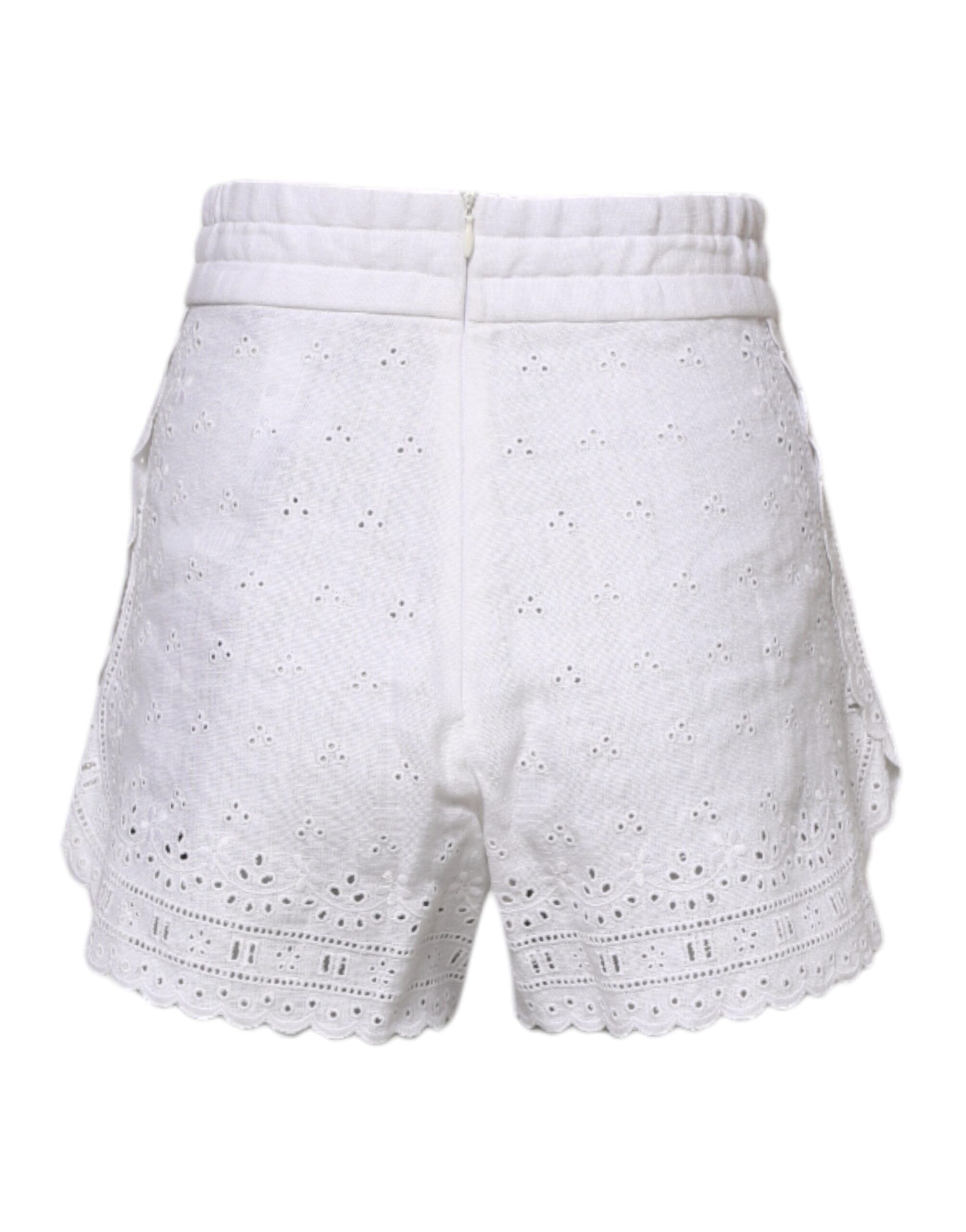Linen High Waisted Hot Pants Women's Shorts (Pre-Owned) - Dolce & Gabbana - Modalova