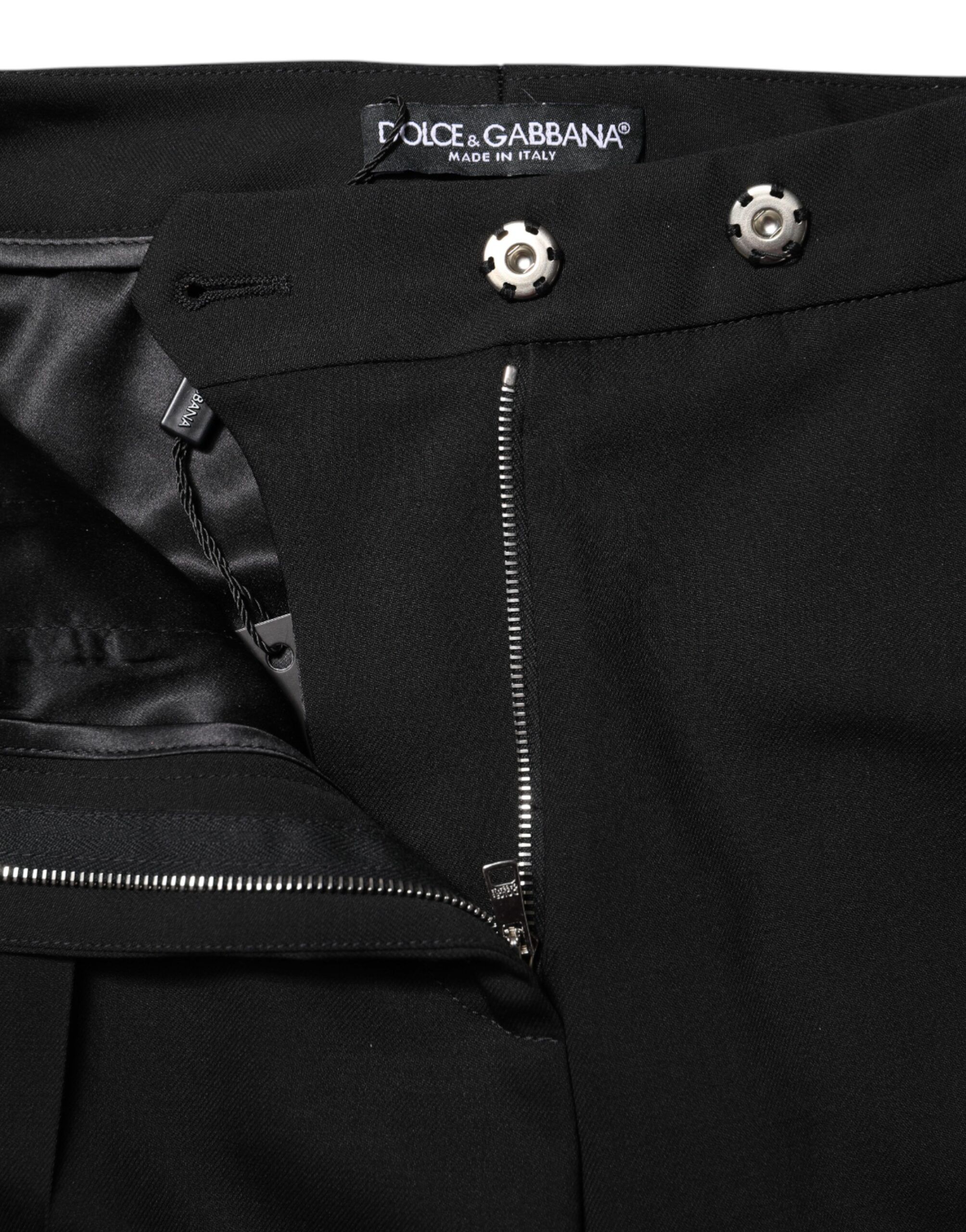 Wool High Waist Flared Women's Pants - Dolce & Gabbana - Modalova