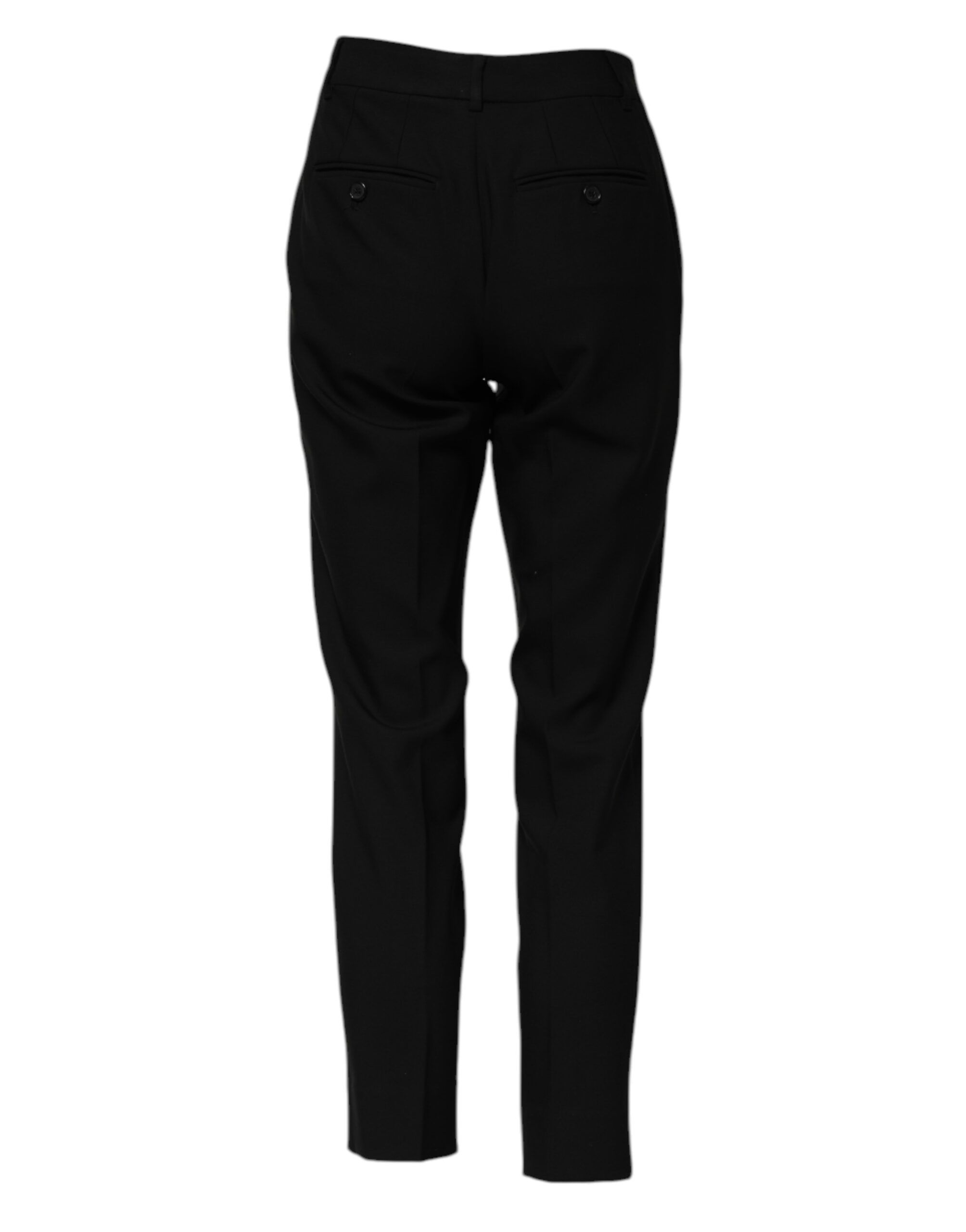 Wool High Waist Tapered Women's Pants - Dolce & Gabbana - Modalova
