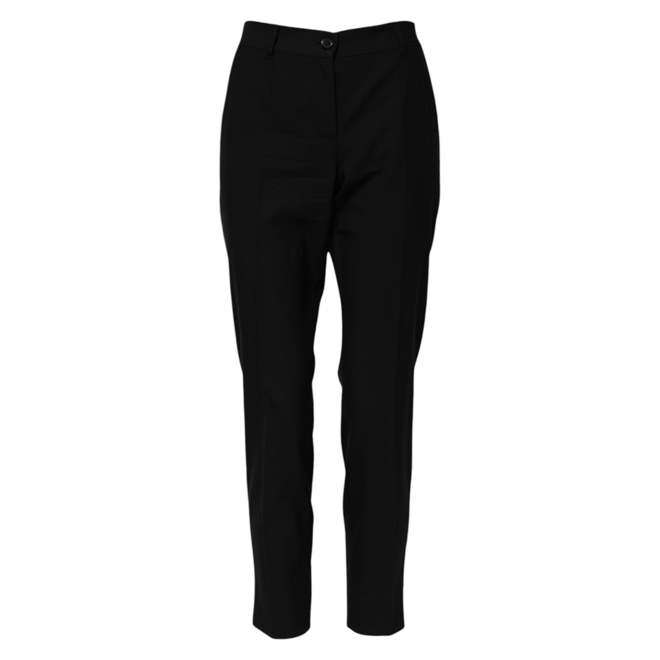 Wool High Waist Tapered Women's Pants - Dolce & Gabbana - Modalova