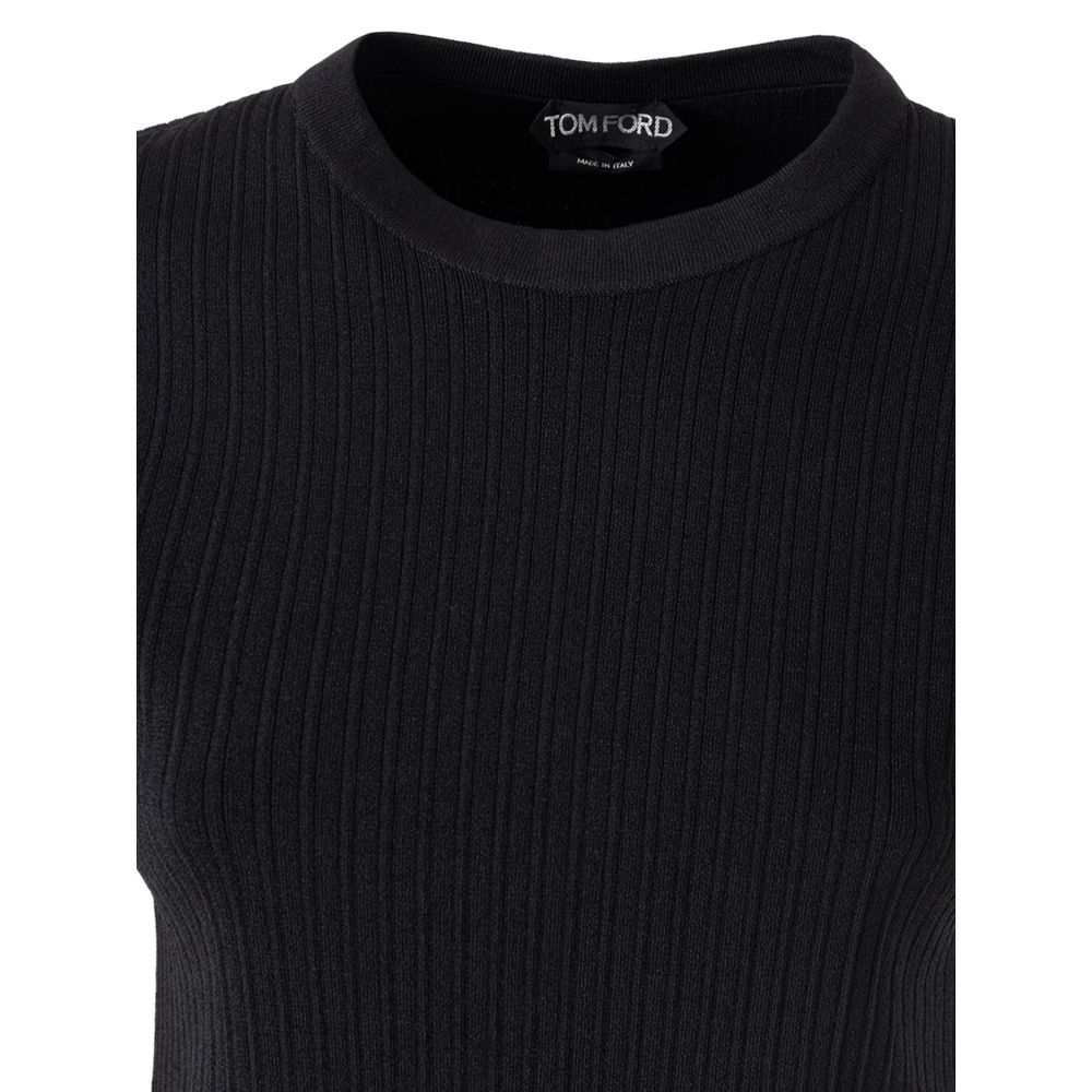 Tom Ford Black Silk Women's T-Shirt - Tom Ford - Modalova