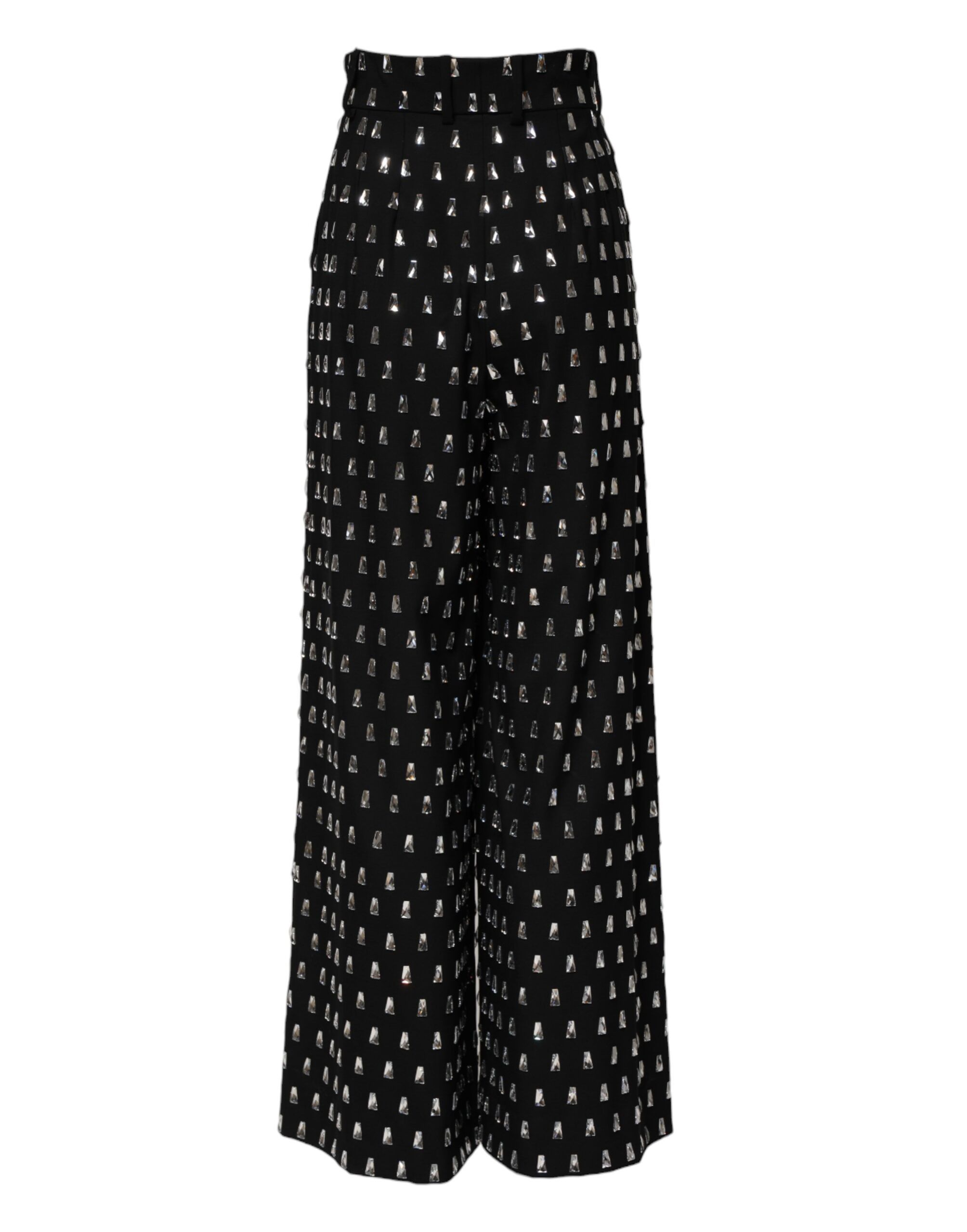 Crystal Embellished Wide Leg Women's Pants - Dolce & Gabbana - Modalova