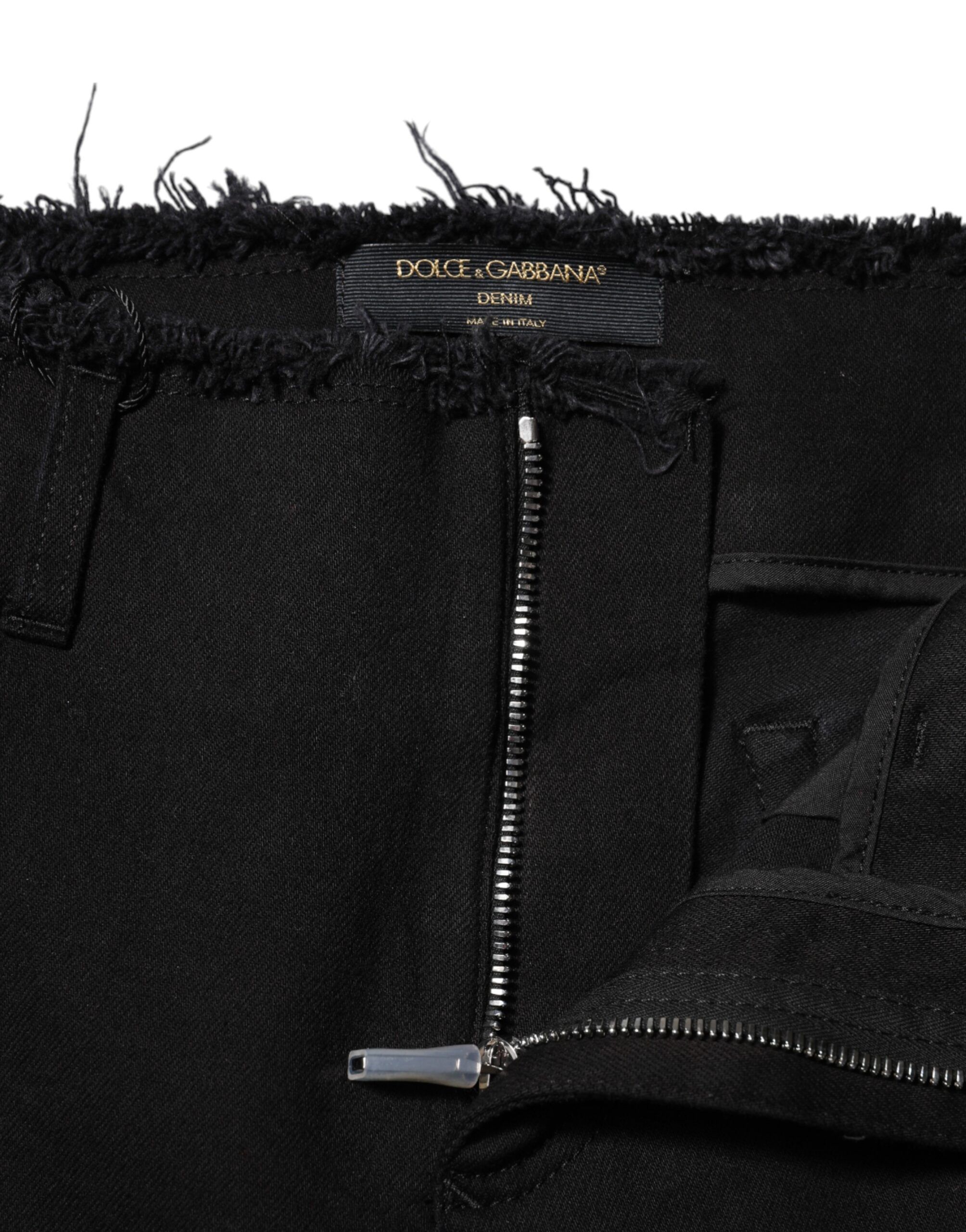 Cotton Mid Waist Flared Denim Women's Jeans - Dolce & Gabbana - Modalova