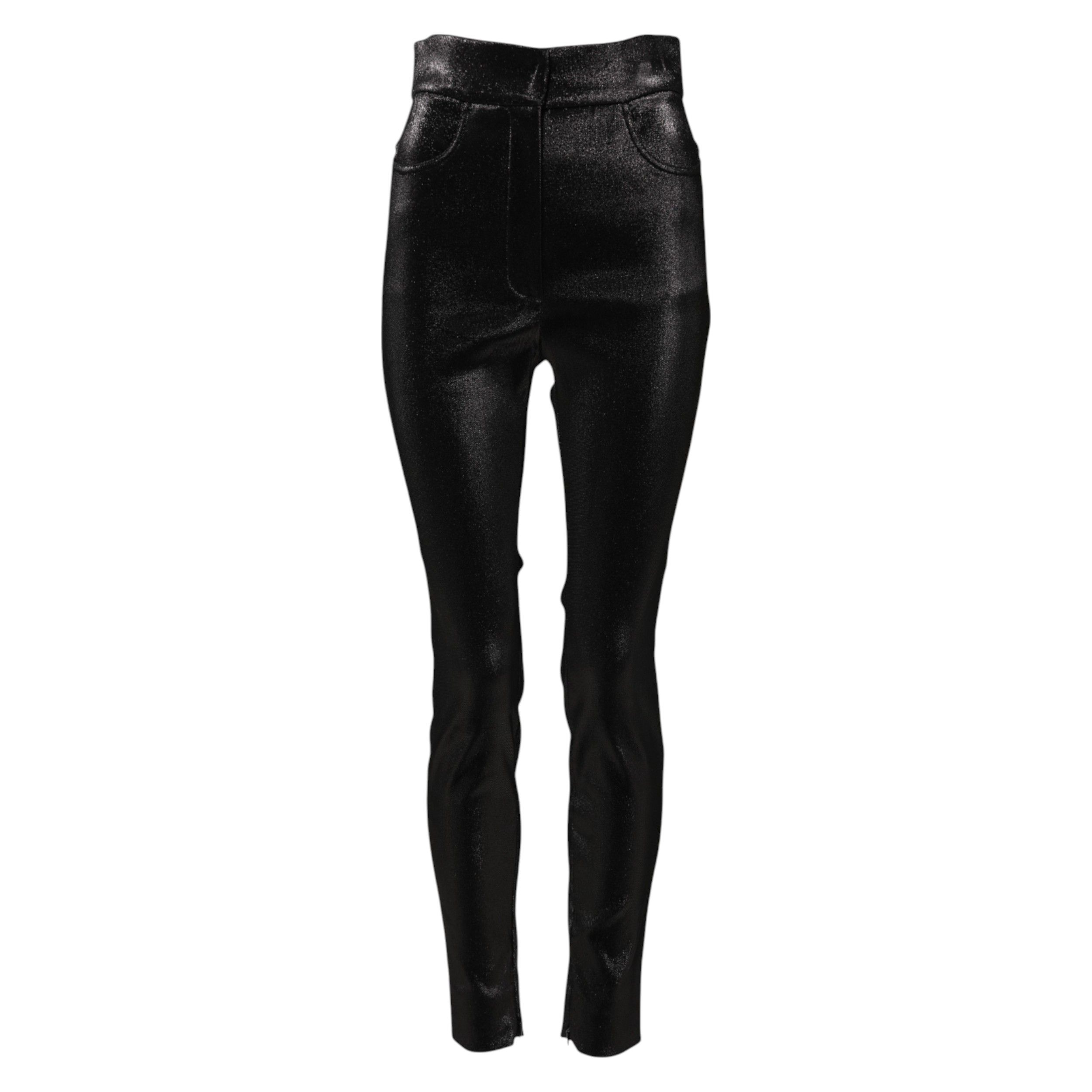 Cotton Stretch Lurex Thread Skinny Women's Pants - Dolce & Gabbana - Modalova