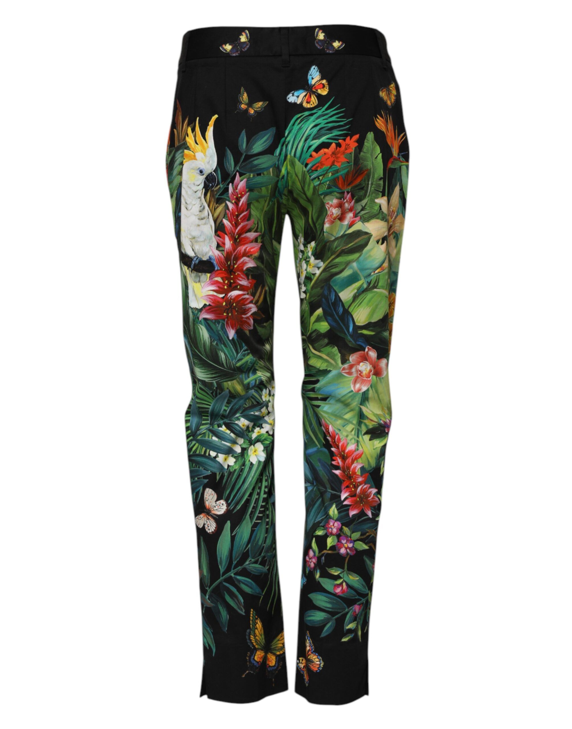 Cotton Tropical Mid Waist Women's Pants (Pre-Owned) - Dolce & Gabbana - Modalova