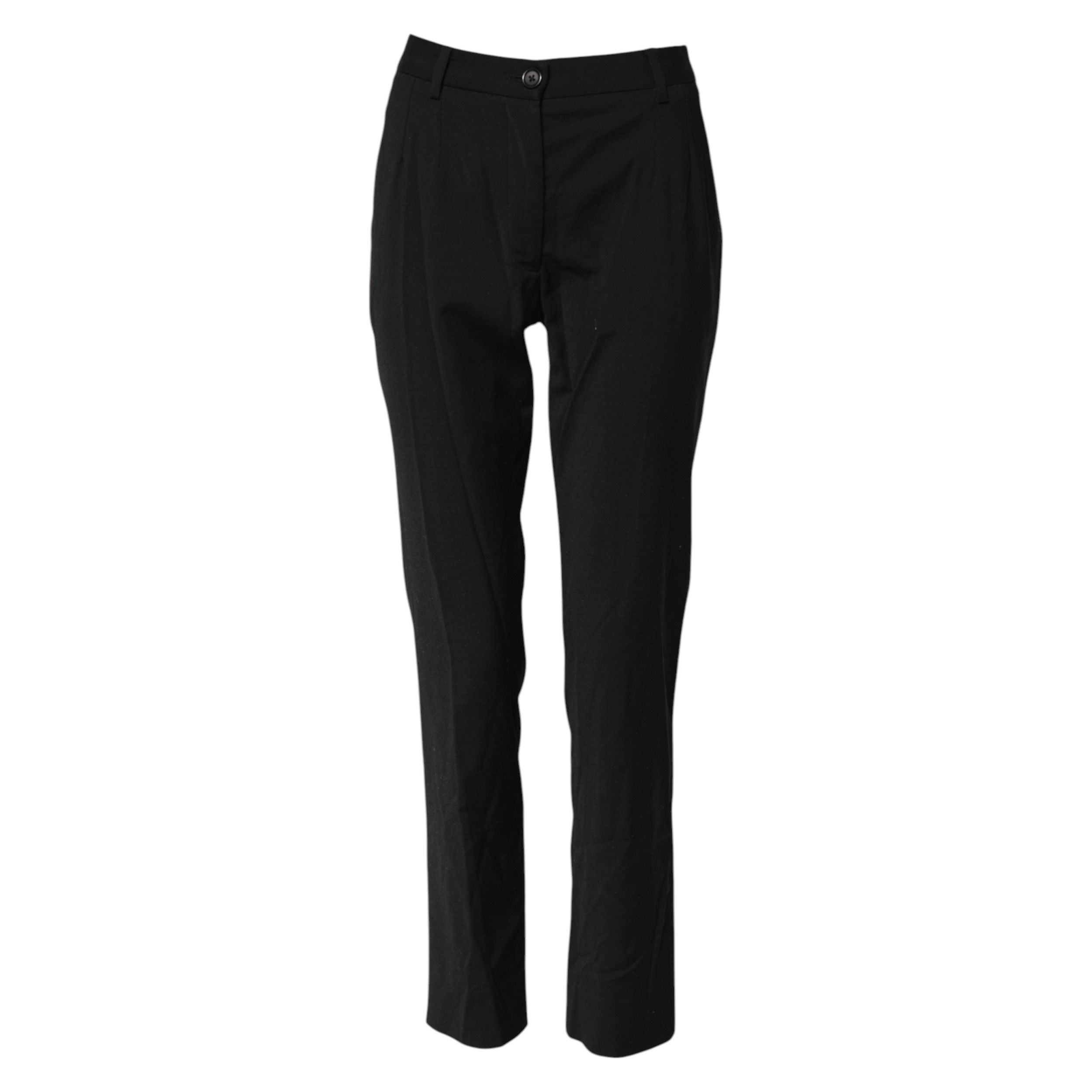 STAFF Mid Waist Tapered Women's Pants (Pre-Owned) - Dolce & Gabbana - Modalova