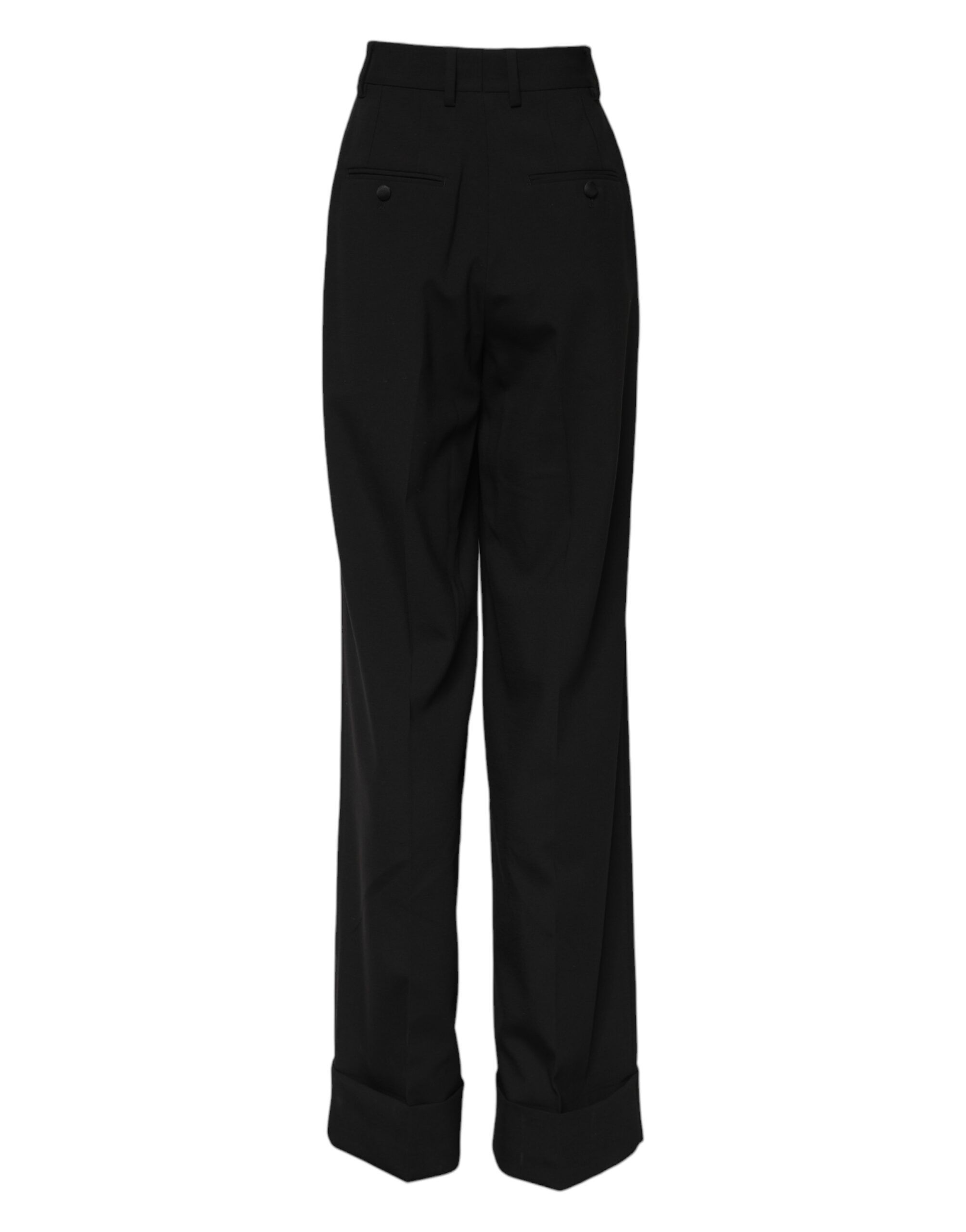 Wool High Waist Formal Women's Pants - Dolce & Gabbana - Modalova