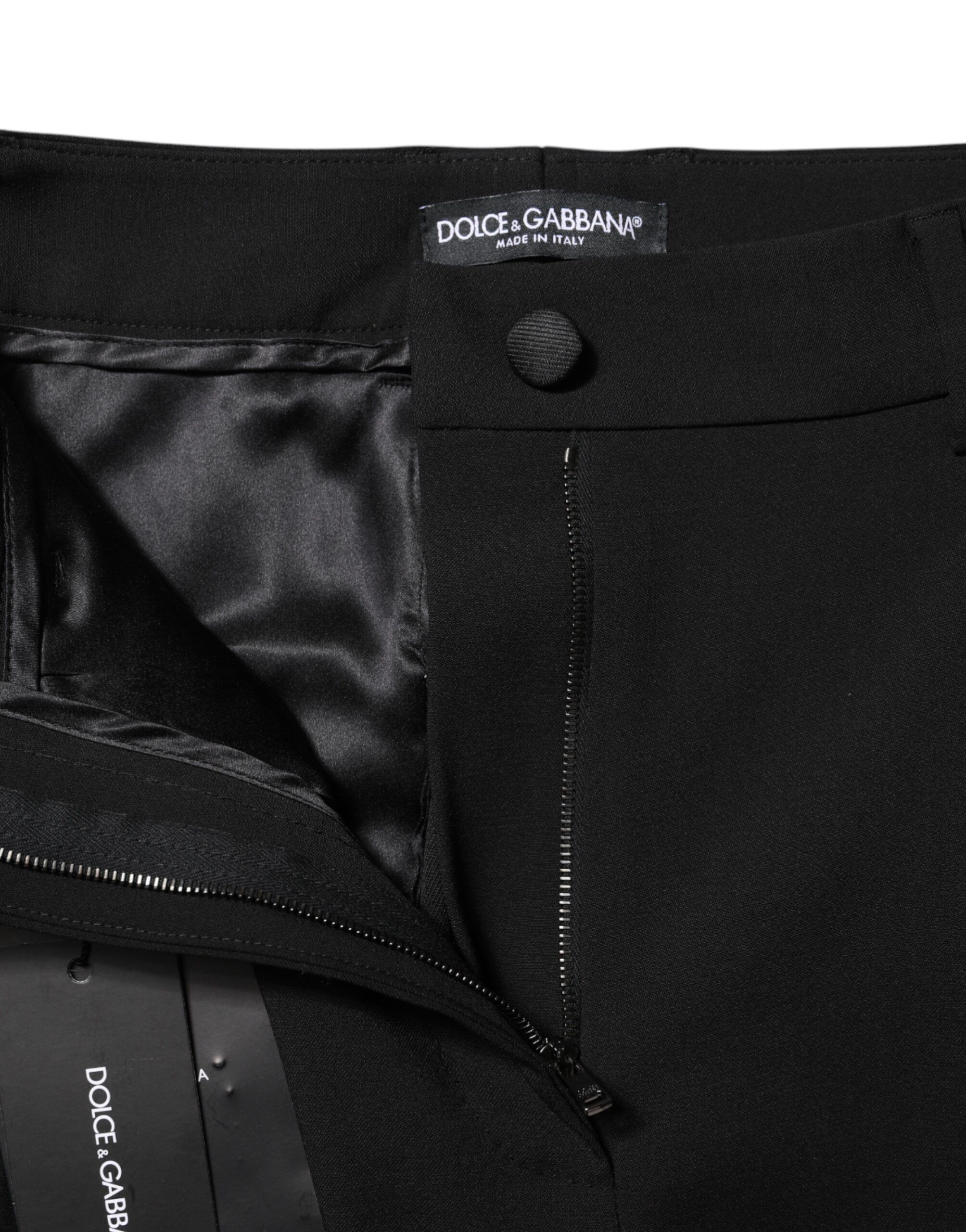 Wool High Waist Formal Women's Pants - Dolce & Gabbana - Modalova