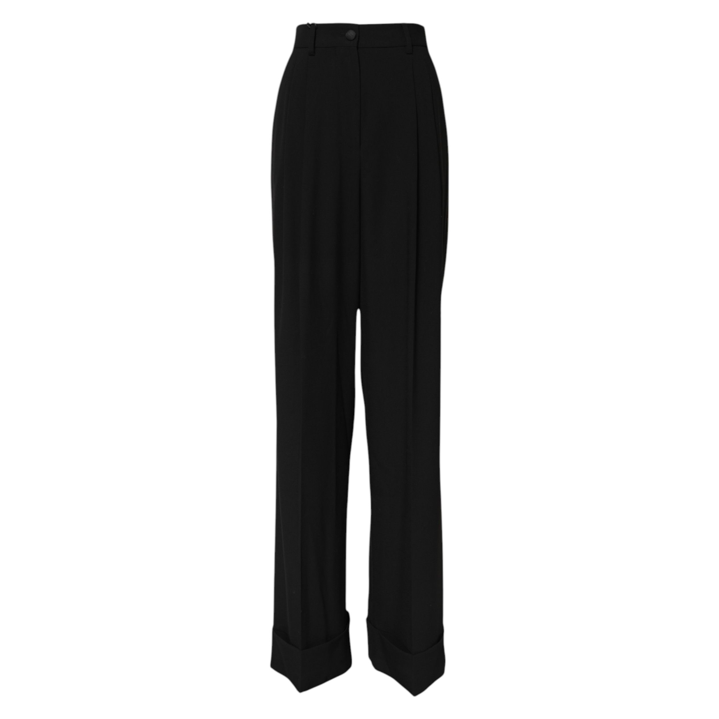 Wool High Waist Formal Women's Pants - Dolce & Gabbana - Modalova