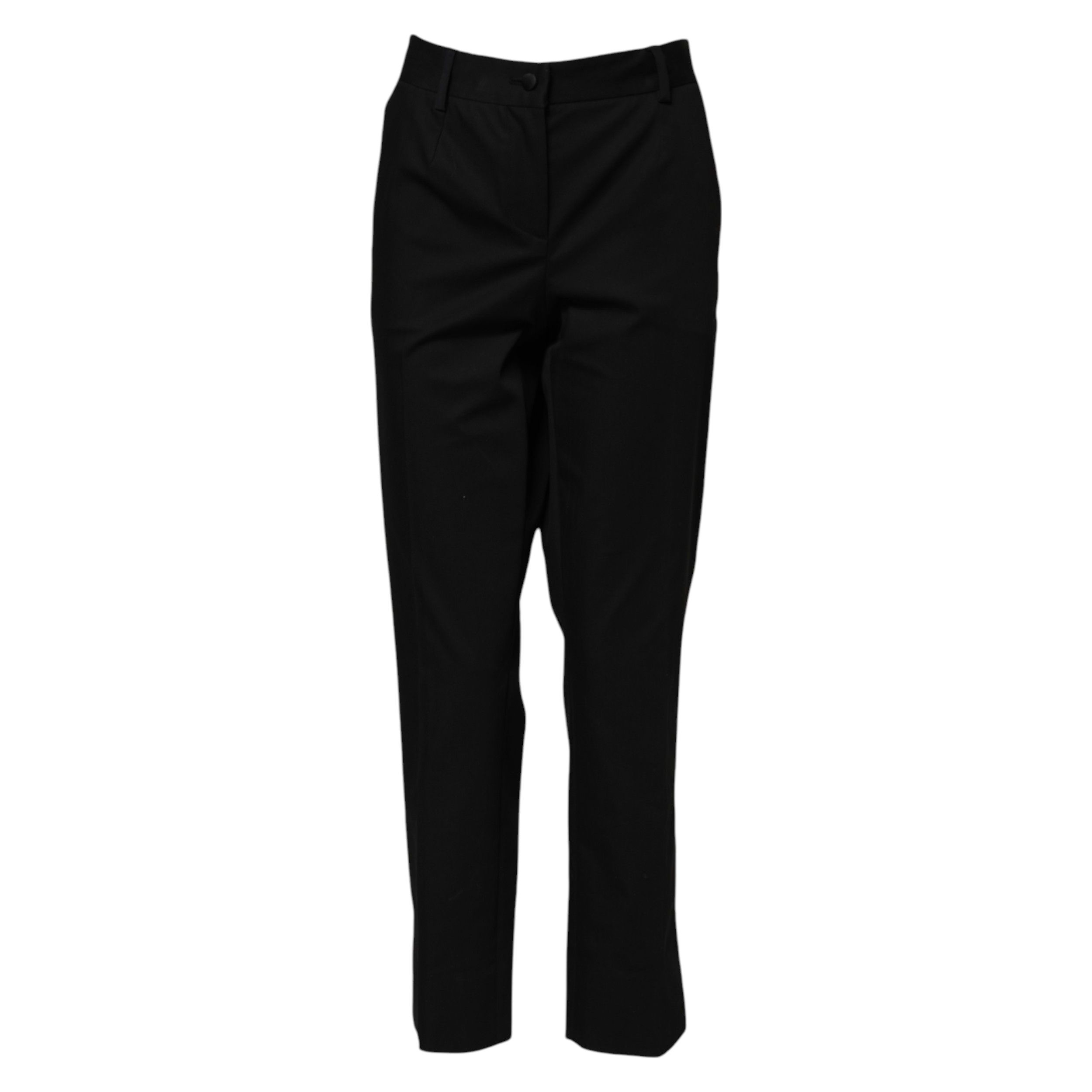 Cotton High Waist Formal Women's Pants - Dolce & Gabbana - Modalova