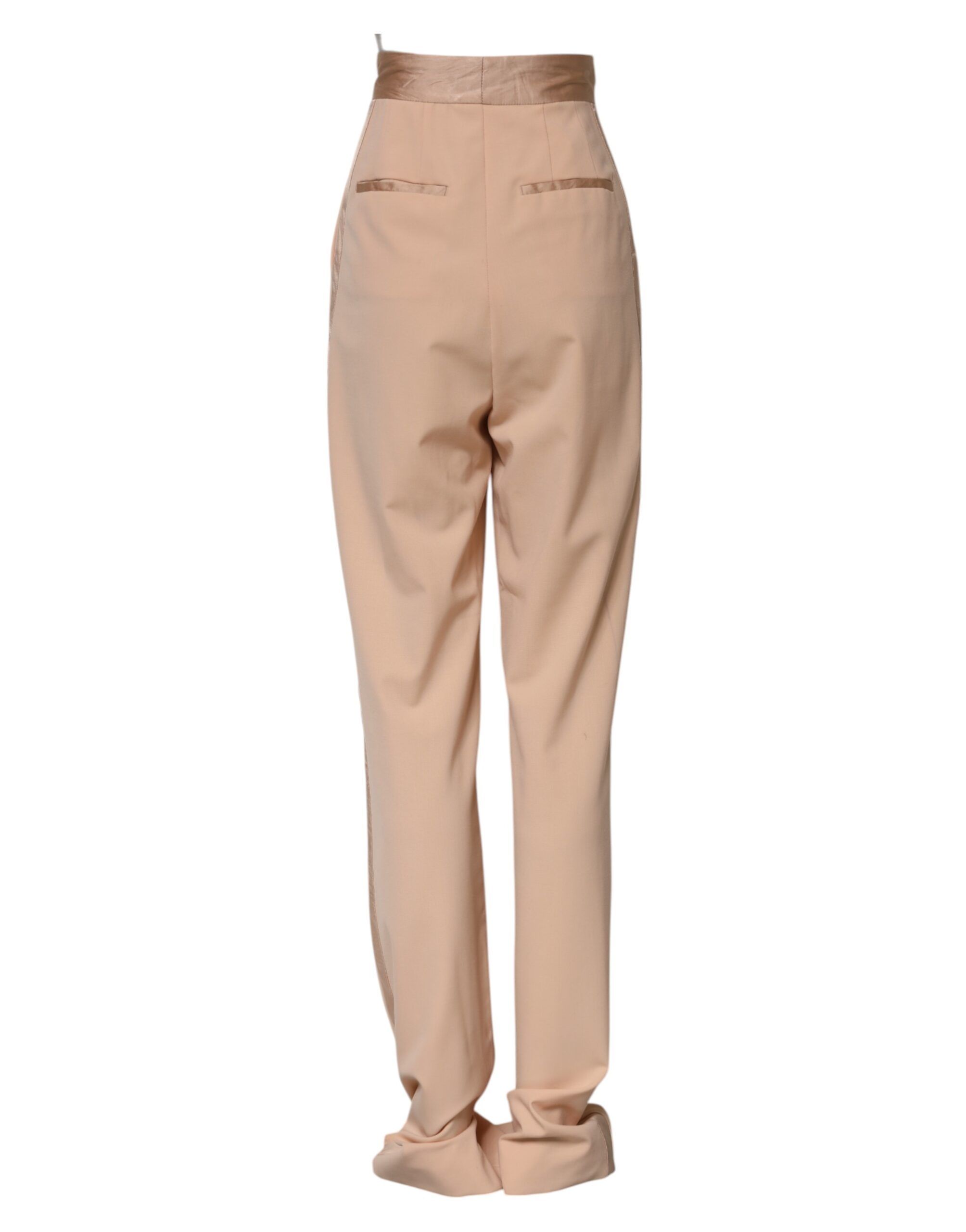 Polyester Mid Waist Tapered Women's Pants (Pre-Owned) - Dolce & Gabbana - Modalova