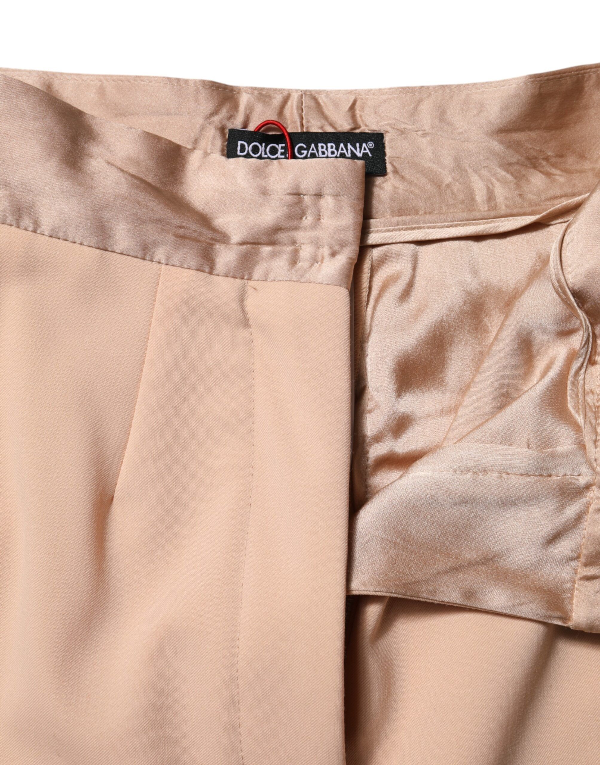 Polyester Mid Waist Tapered Women's Pants (Pre-Owned) - Dolce & Gabbana - Modalova