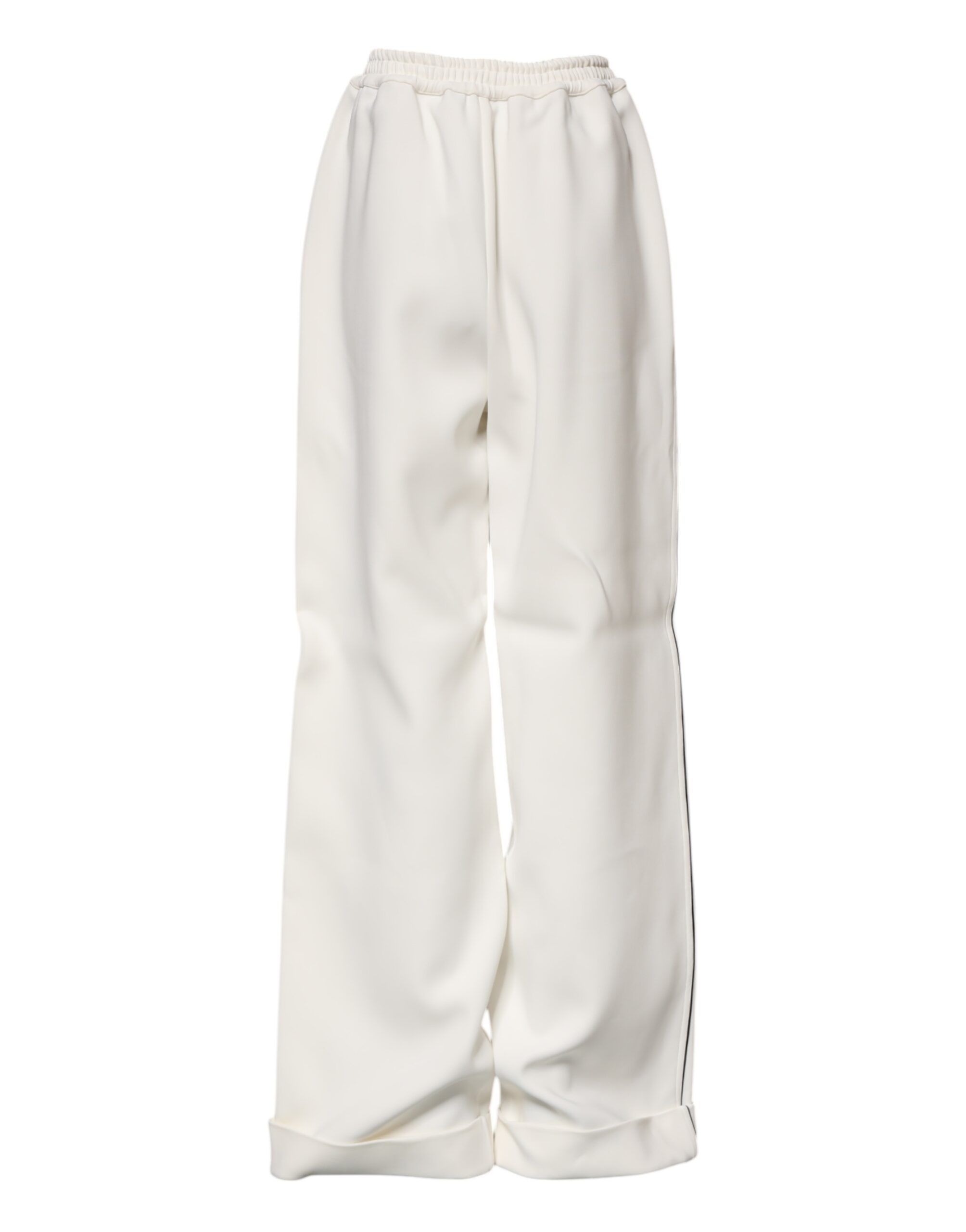 Viscose Wide Leg Pull On Women's Pants - Dolce & Gabbana - Modalova