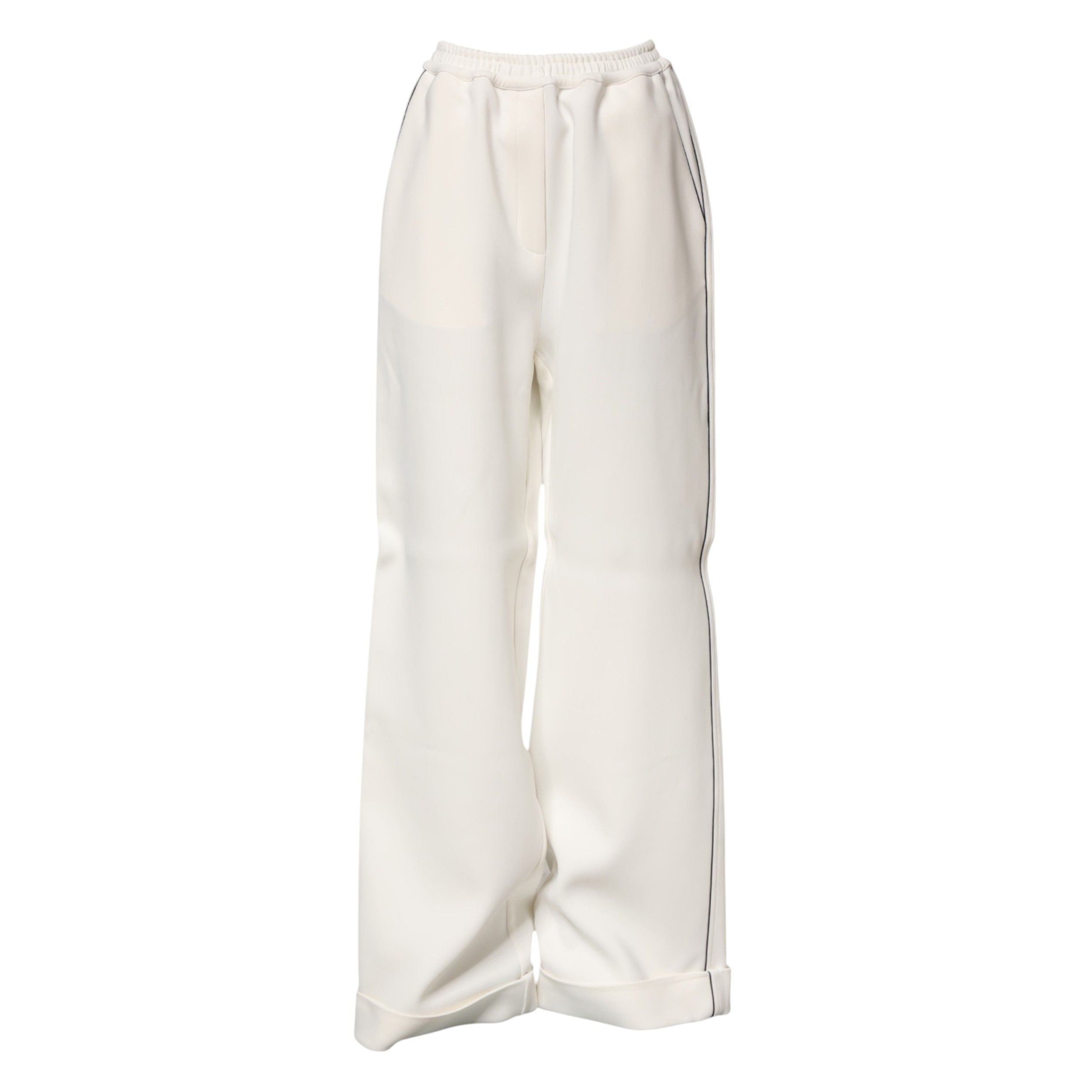 Viscose Wide Leg Pull On Women's Pants - Dolce & Gabbana - Modalova