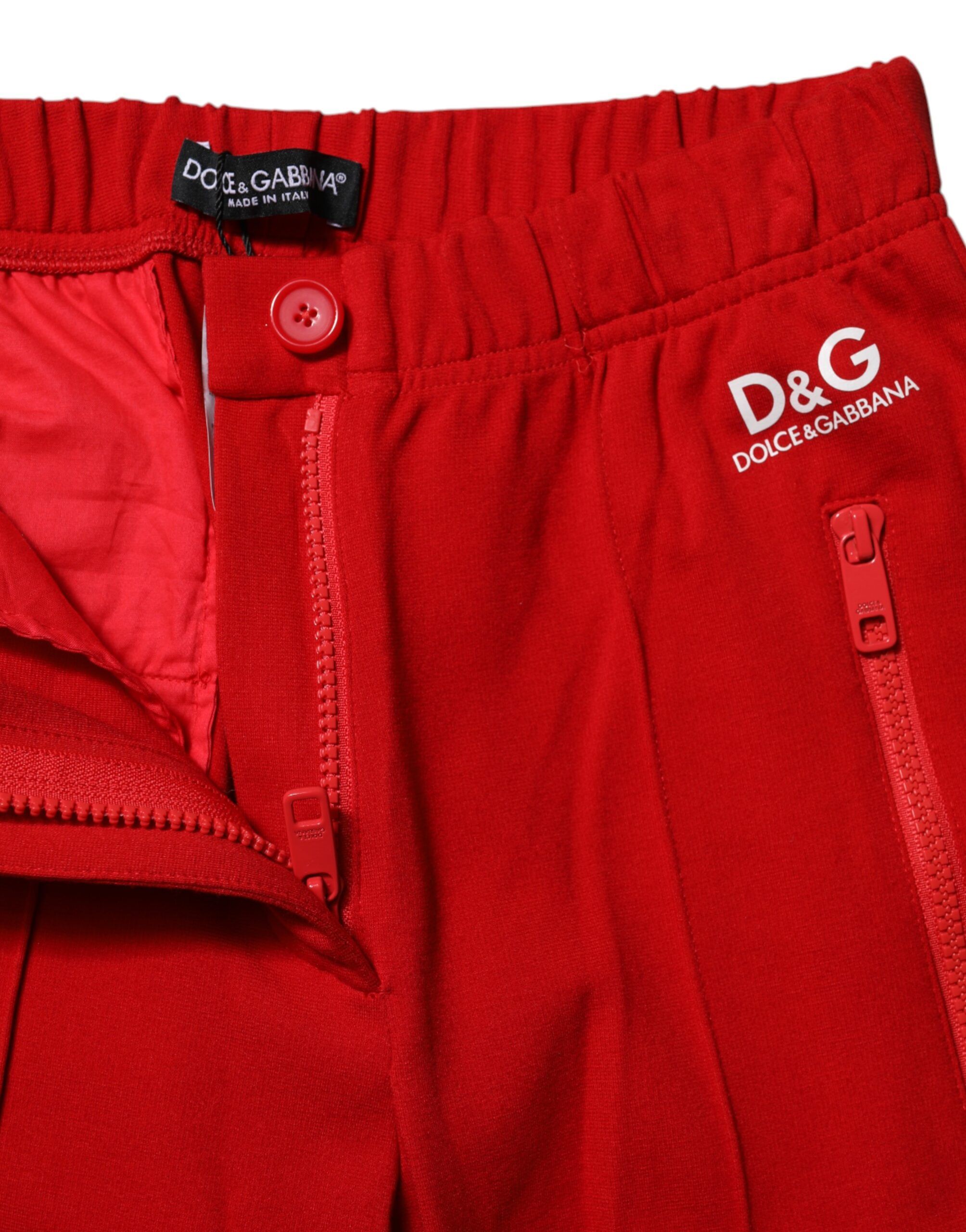 Mid Waist Slim Fit Women's Pants - Dolce & Gabbana - Modalova