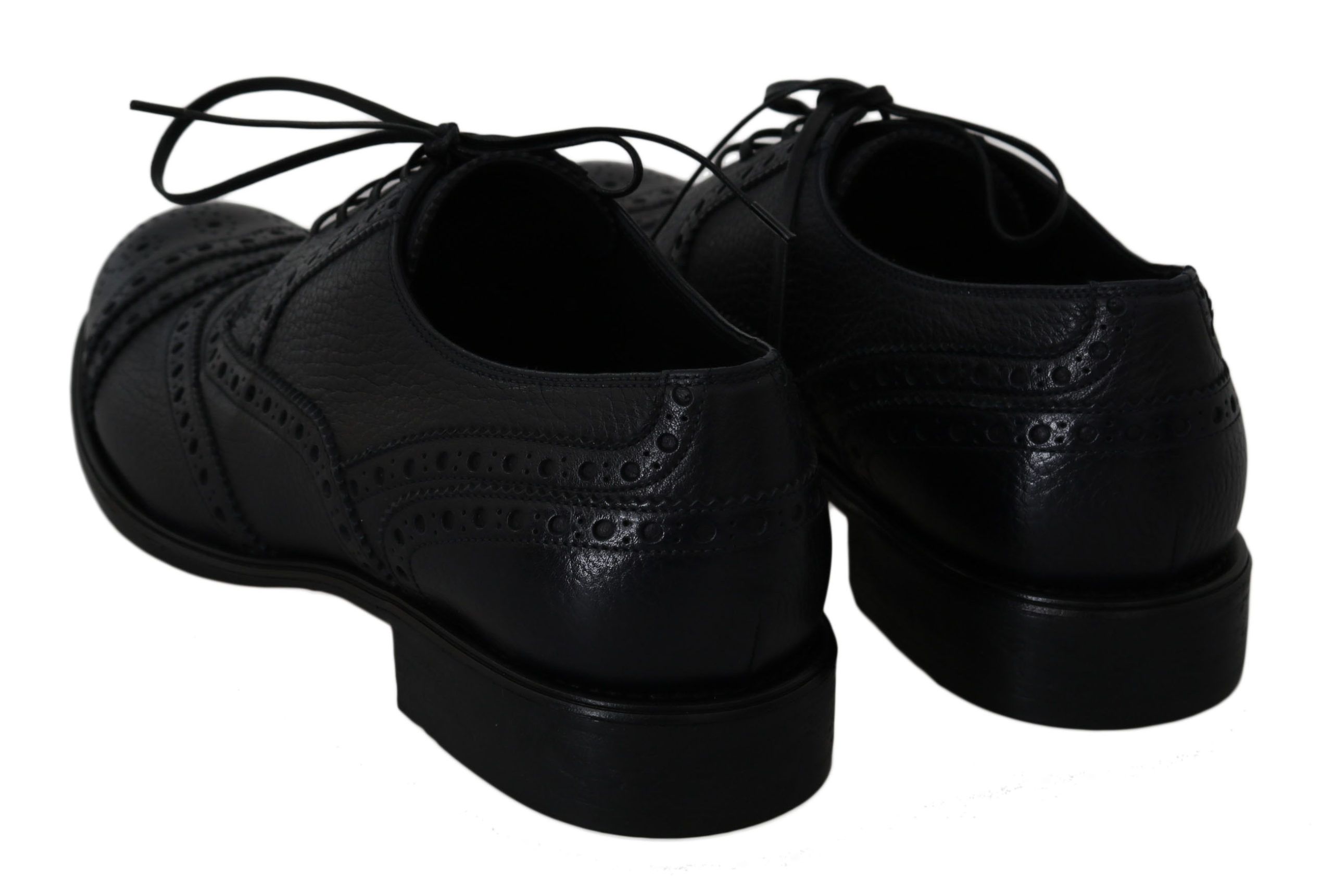 Leather Wingtip Oxford Dress Men's Shoes - Dolce & Gabbana - Modalova