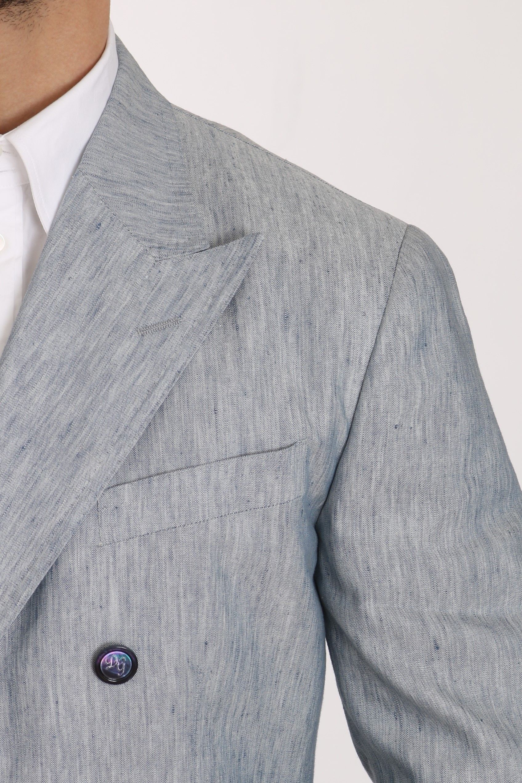Blue Flax NAPOLI Jacket Coat Men's Blazer - Dolce & Gabbana - Modalova